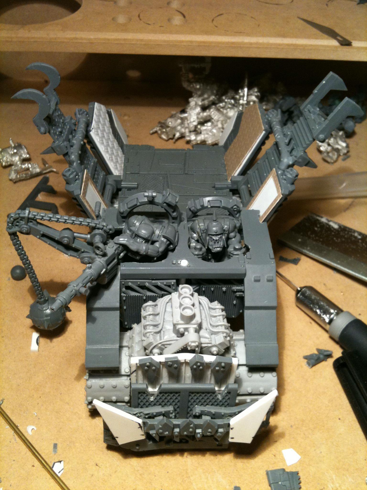 Da Dark Angelz, Orks, Trukk, Work In Progress