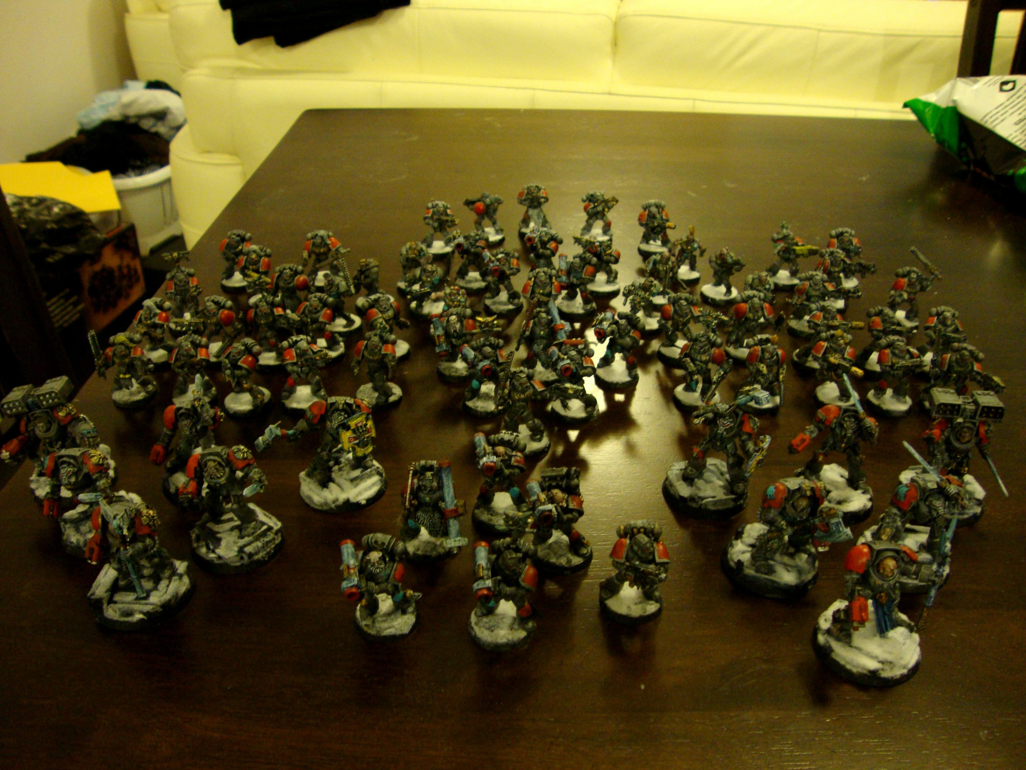 Grey Hunters, Razorback, Rhino, Scouts, Space Wolves, Terminator Armor, Vindicator, Wolf Guard, Wolf Scouts