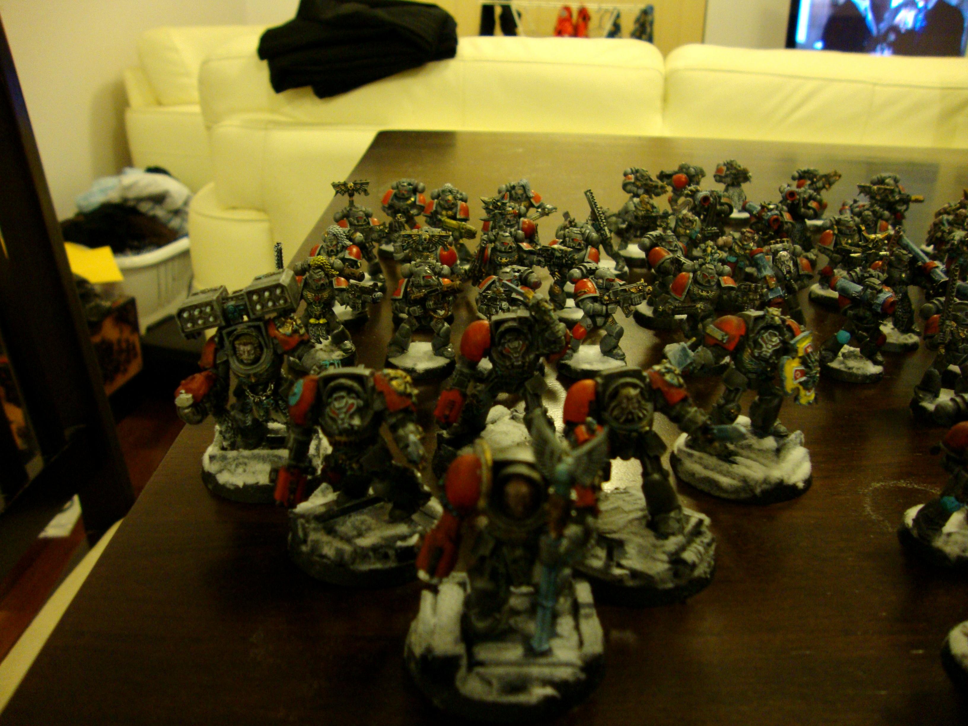 Grey Hunters, Razorback, Rhino, Scouts, Space Wolves, Terminator Armor, Vindicator, Wolf Guard, Wolf Scouts