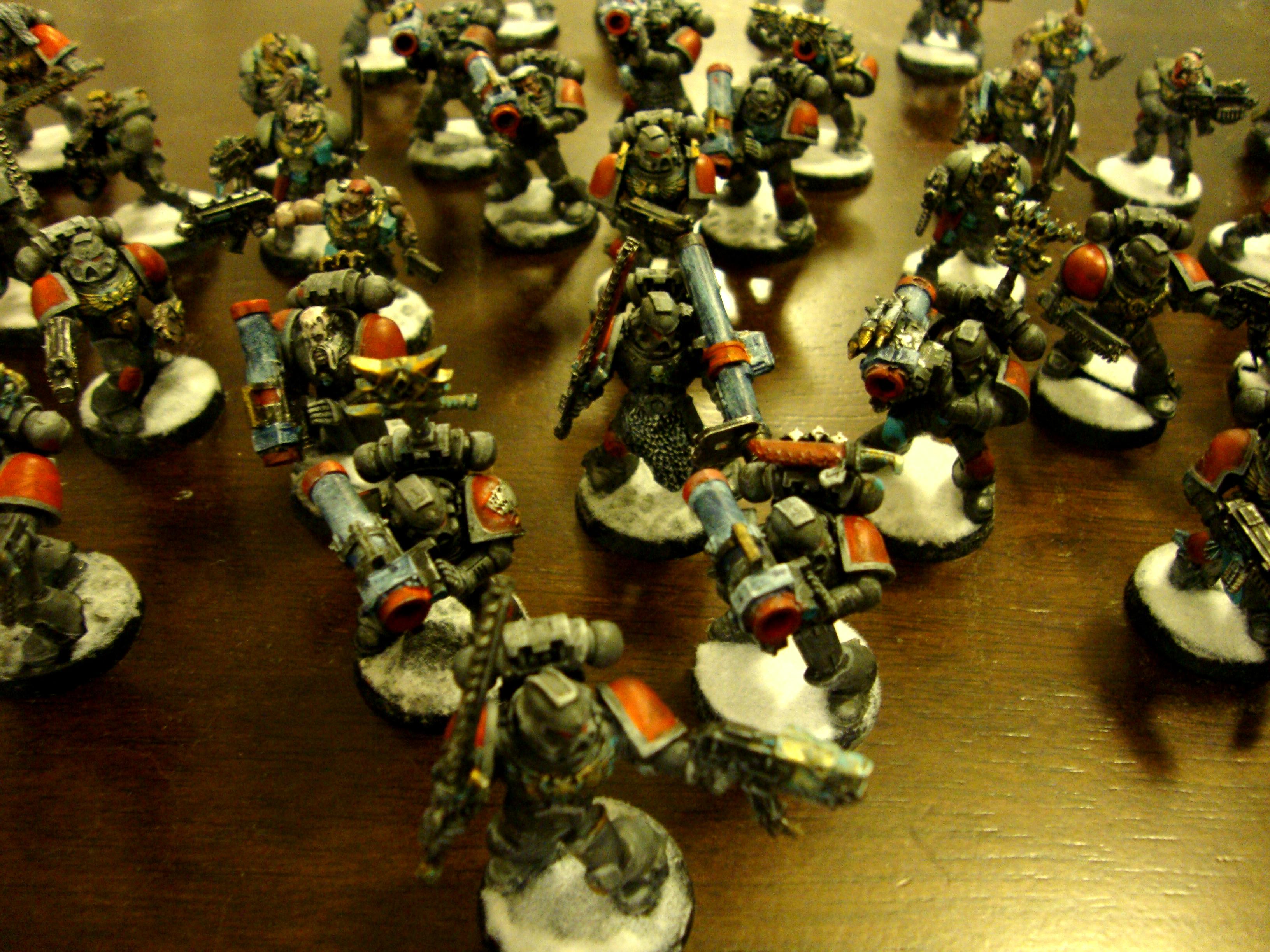 Grey Hunters, Razorback, Rhino, Scouts, Space Wolves, Terminator Armor, Vindicator, Wolf Guard, Wolf Scouts