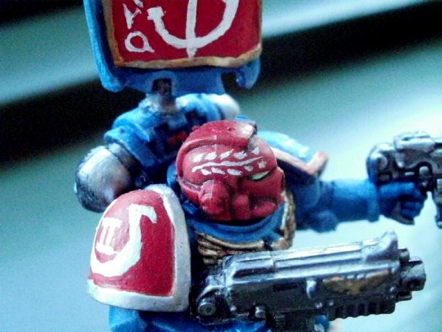 Laurels, Sergeant, Space Marines, Ultramarines, Warhammer 40,000