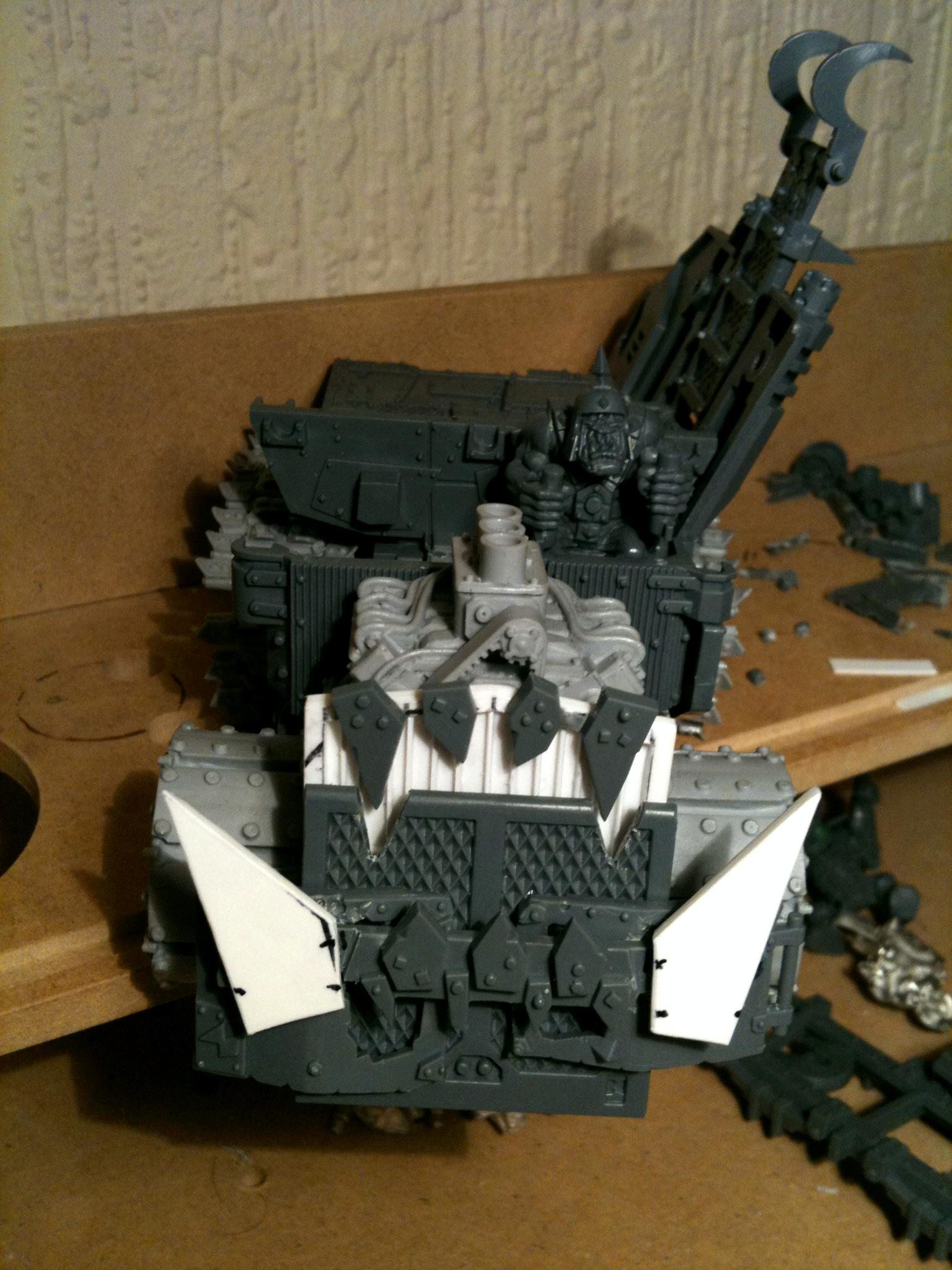 Da Dark Angelz, Orks, Trukk, Work In Progress