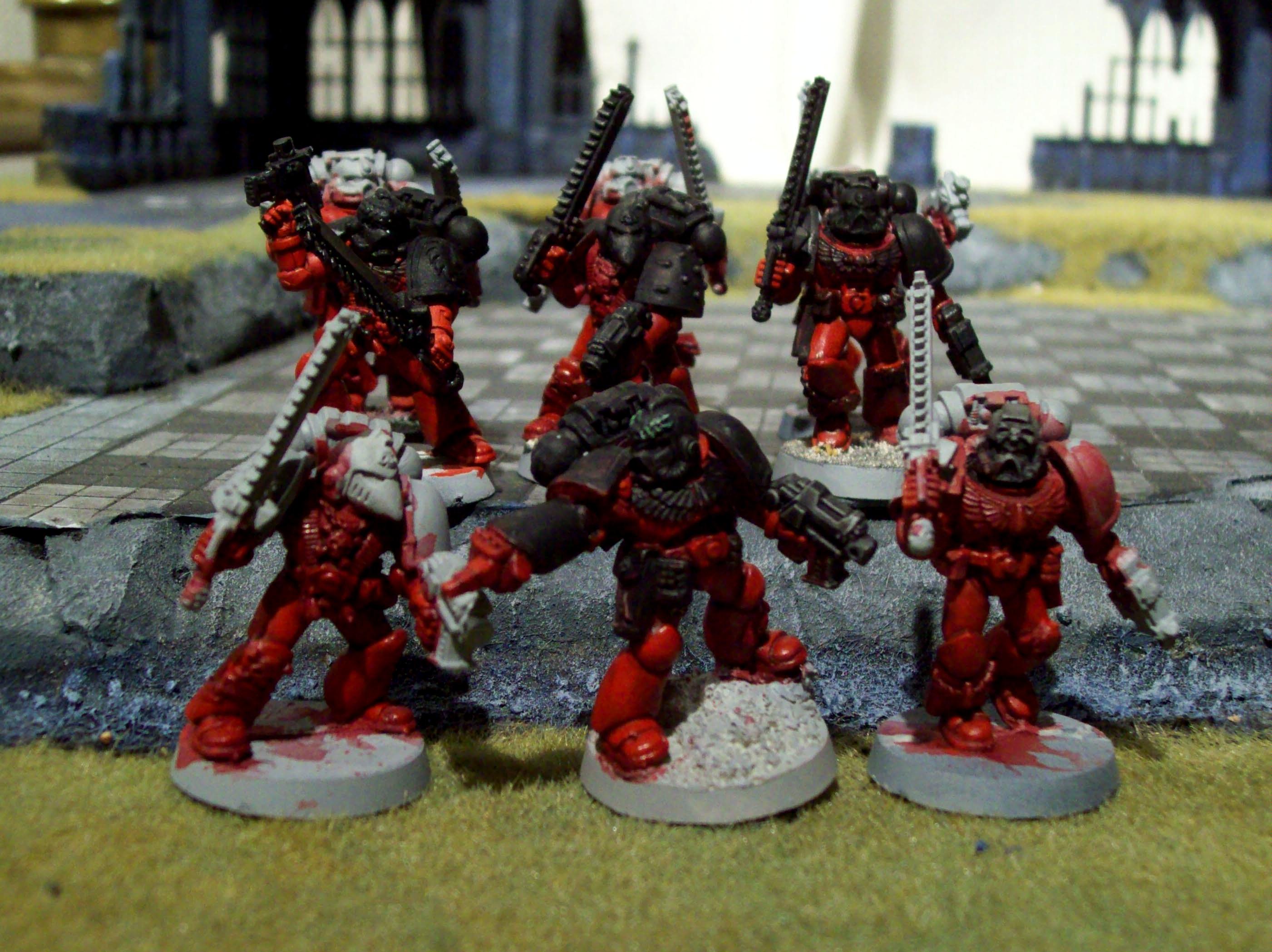 Assault Squad, Blood Angels, Flesh Tearers, Metal Figures, Warhammer 40,000, Work In Progress