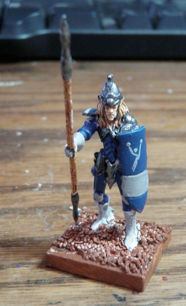 Elves, Mantic, Mantic Elf Spearman WIP