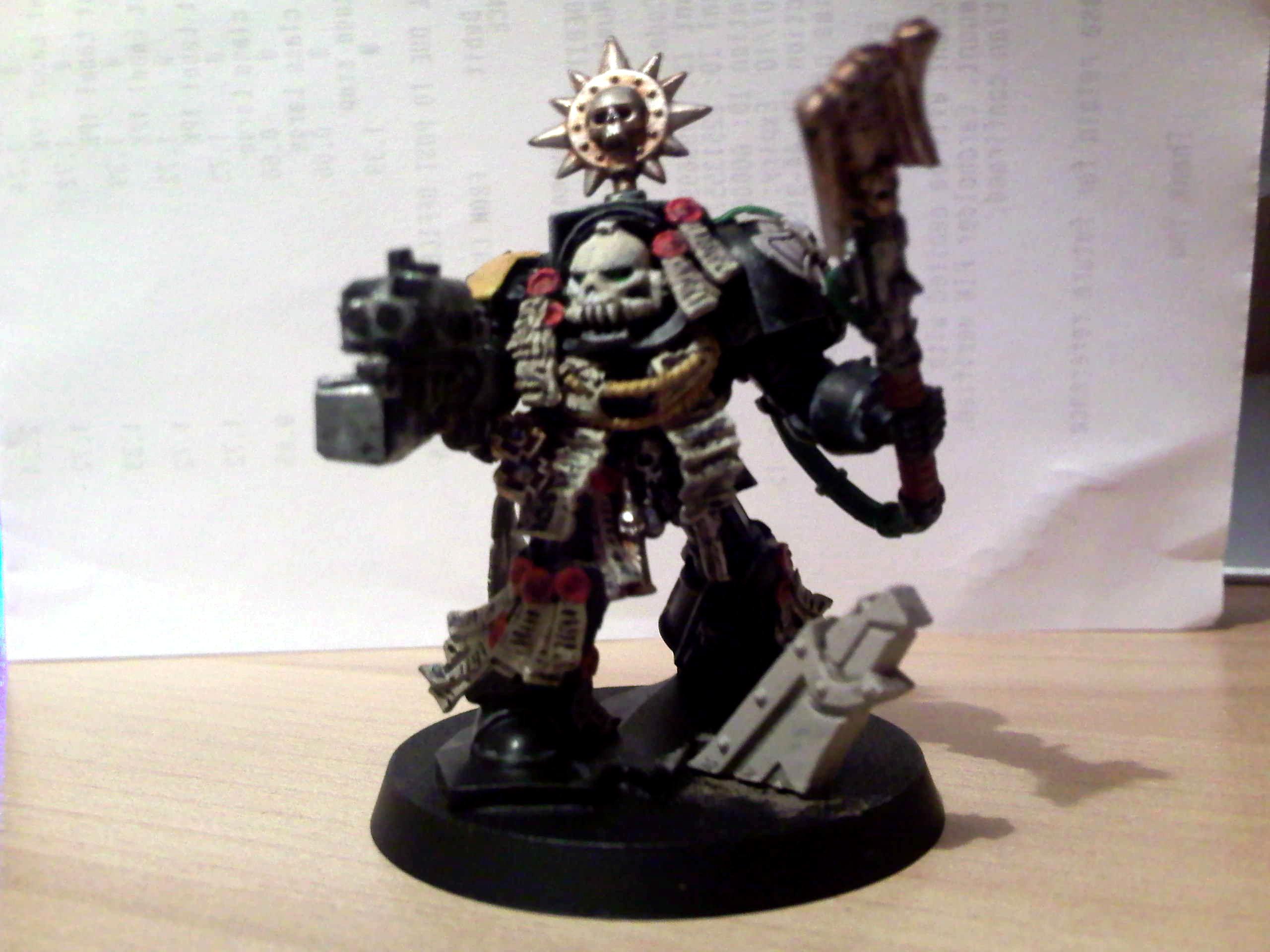 Chaplain, Imperial Fists, Space Marines, Terminator Armor