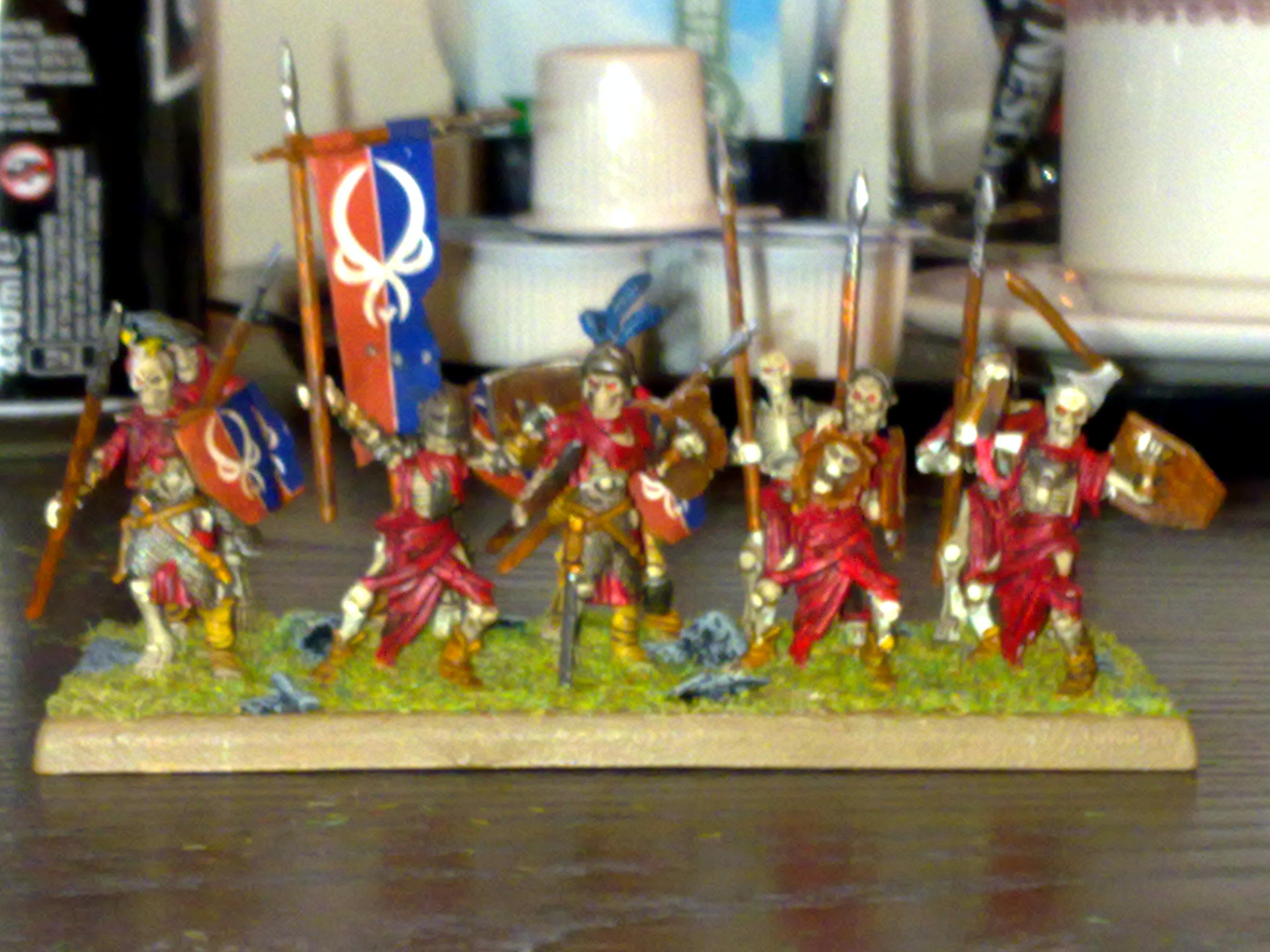 Kings Of War, Mantic, Skeletons, Spearmen, Undead, Vampire Counts, Warhammer Fantasy
