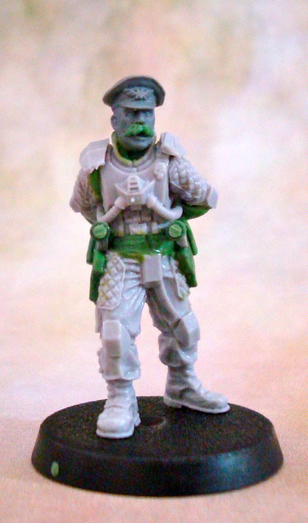 Captain, Conversion, Greenstuff, Imperial Guard, Sculpting