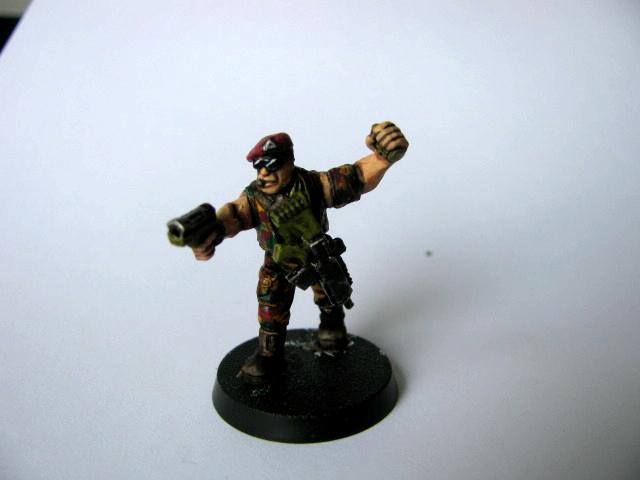 3rd, Belgium, Camouflage, Conversion, Darkon, Imperial Guard, Sergeant, Veteran, Warhammer 40,000, Work In Progress
