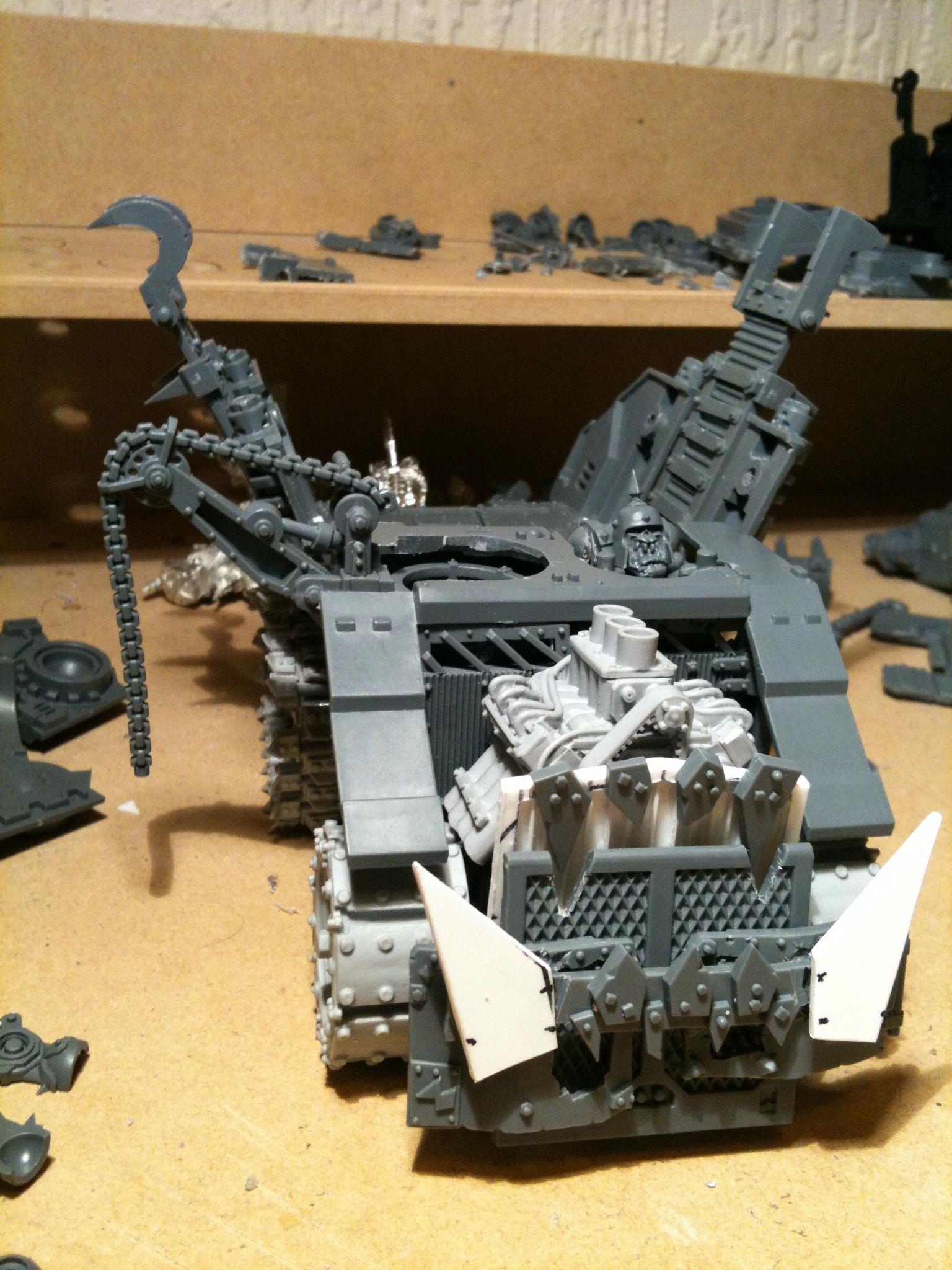 Da Dark Angelz, Orks, Trukk, Work In Progress