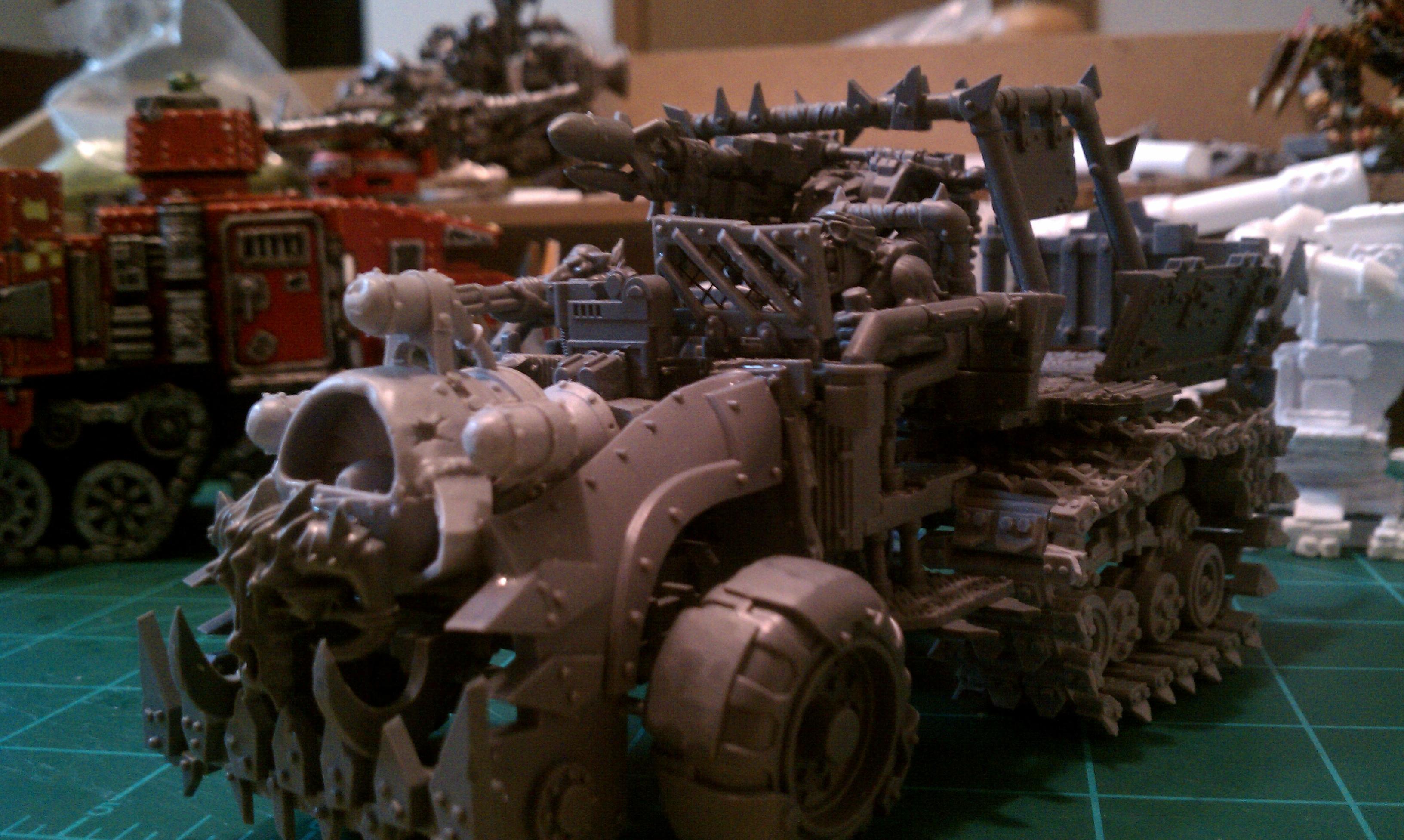 Kustom, Orks, Scratch Build, Supa Kannon, Tactica Ork Supa Kannon Kustom Scratch Build