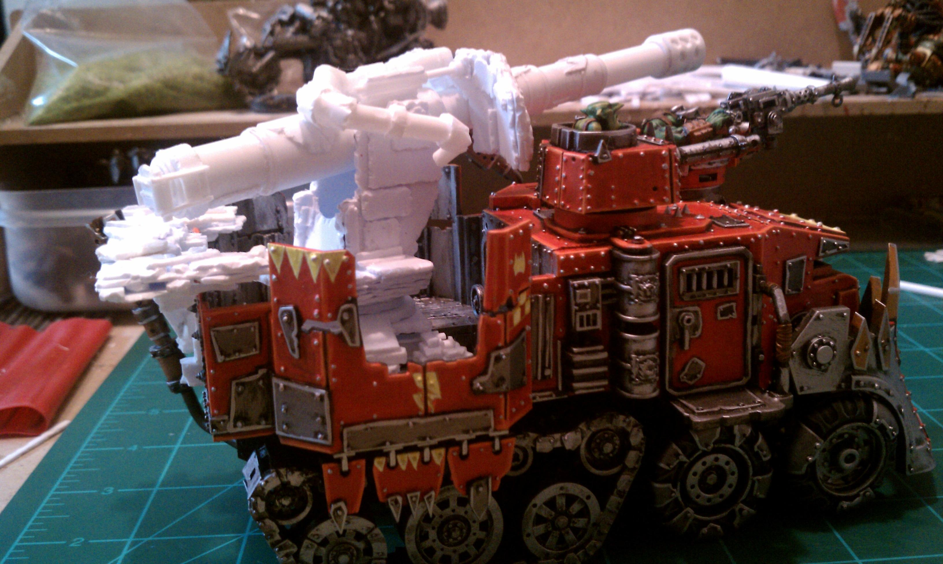 Orks, Scratch Build, Supa Kannon, Warhammer 40,000, Work In Progress