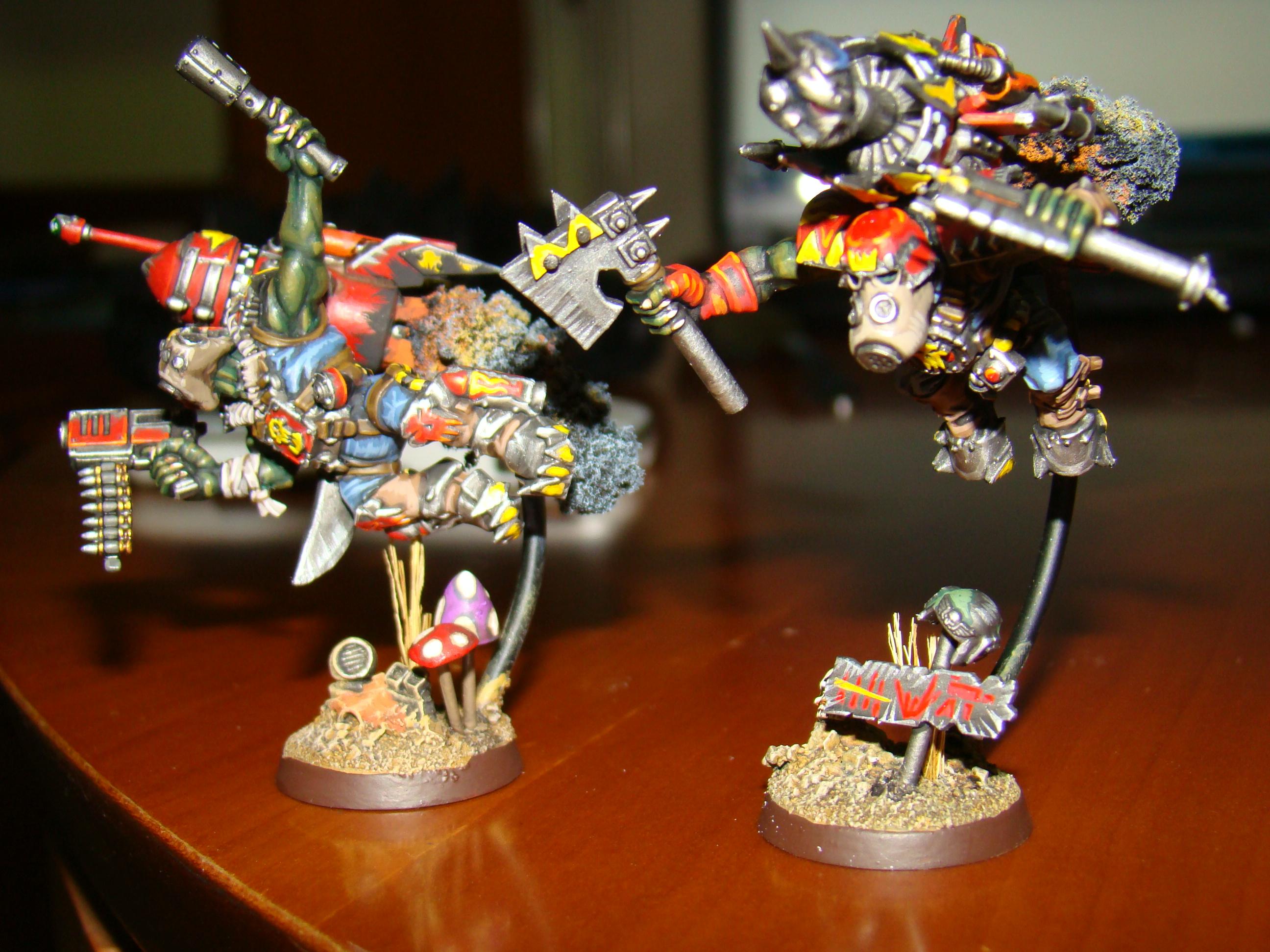Mushrooms, Space Orks, Storm Boyz