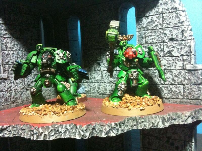 Salamander, Space Marines, Terminator Armor, Warhammer 40,000