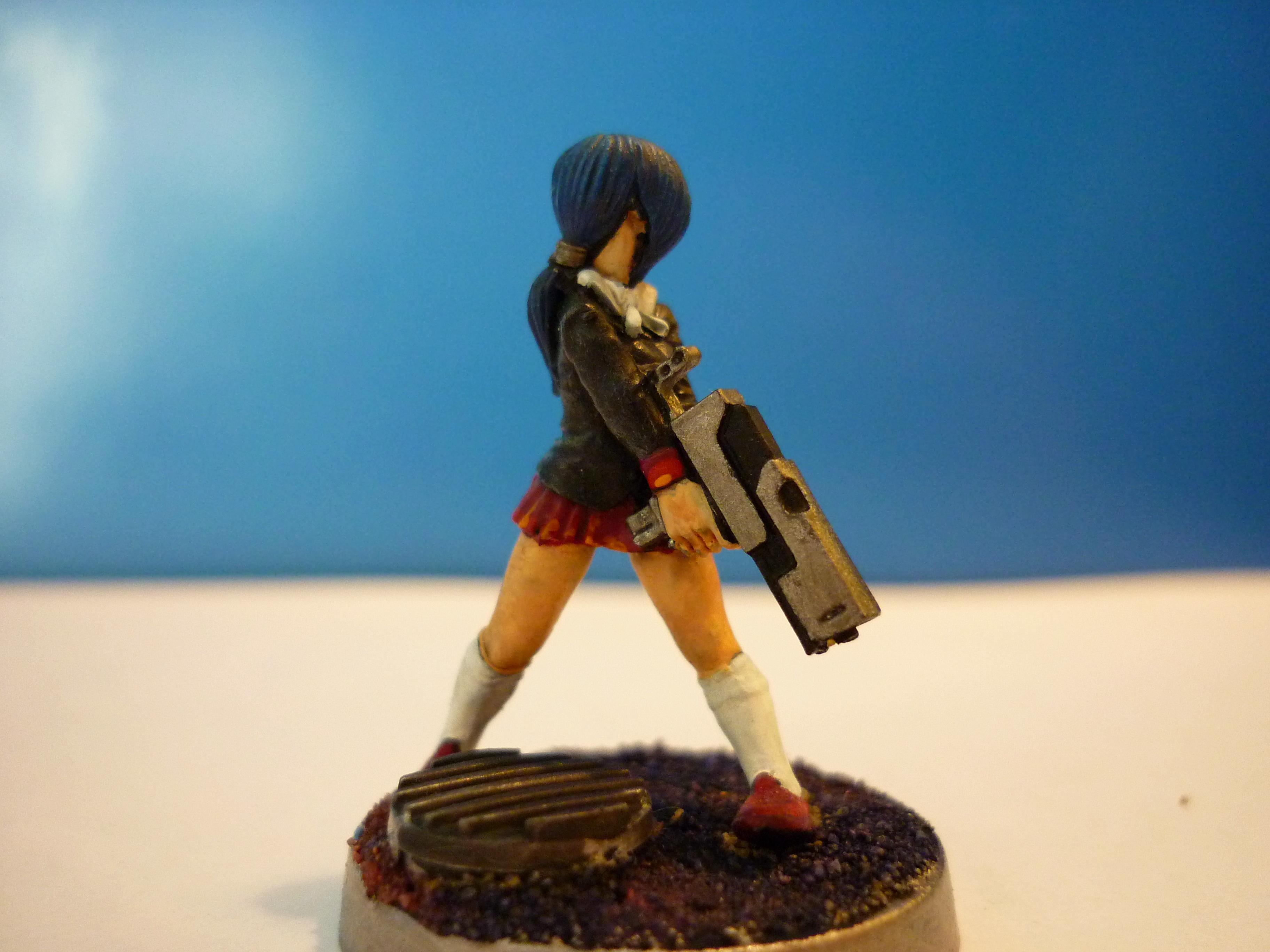 Escher, Female, Gun, Hasslefree, Necromunda