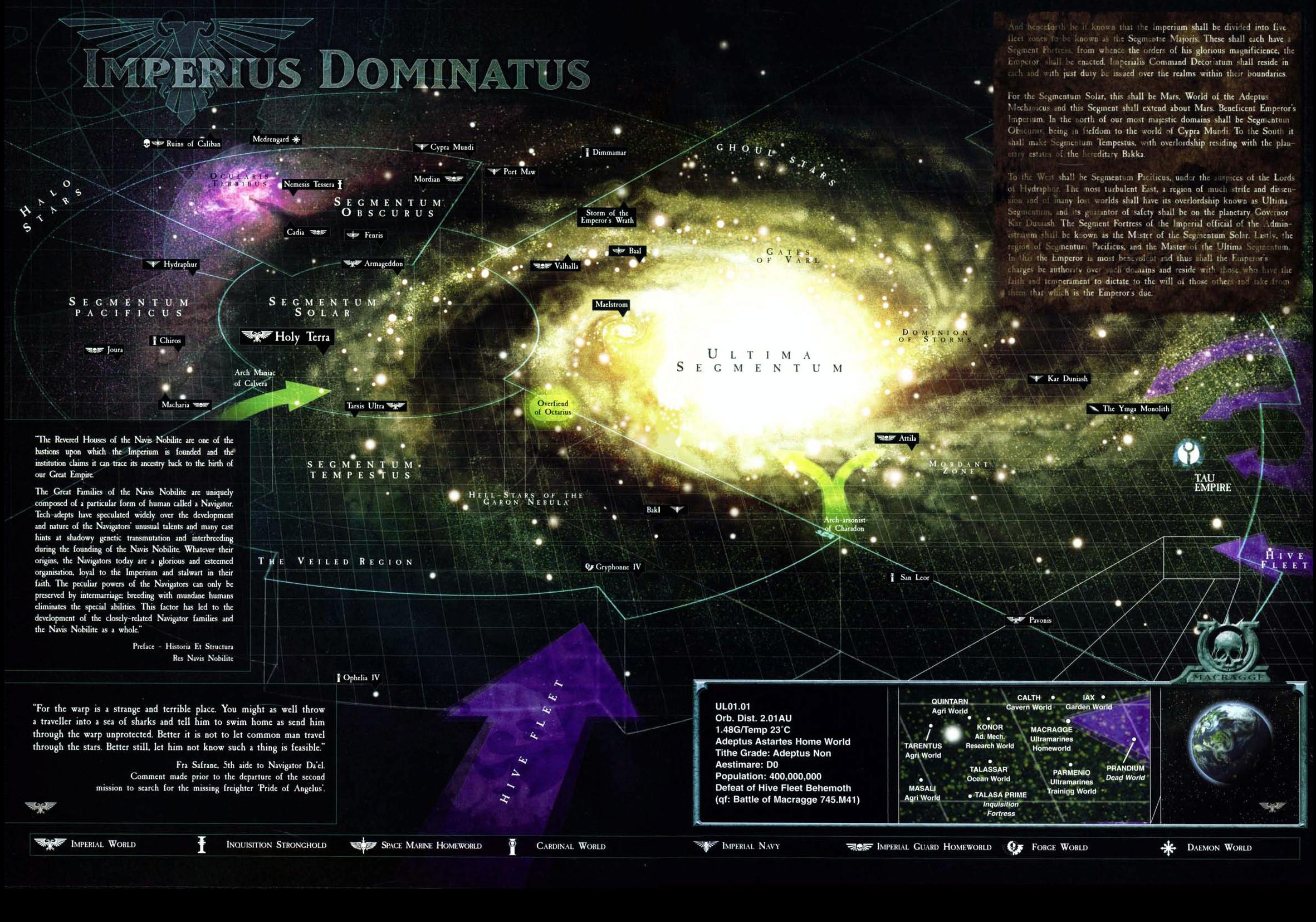 40k Galaxy, Galaxy Map, The Imperium