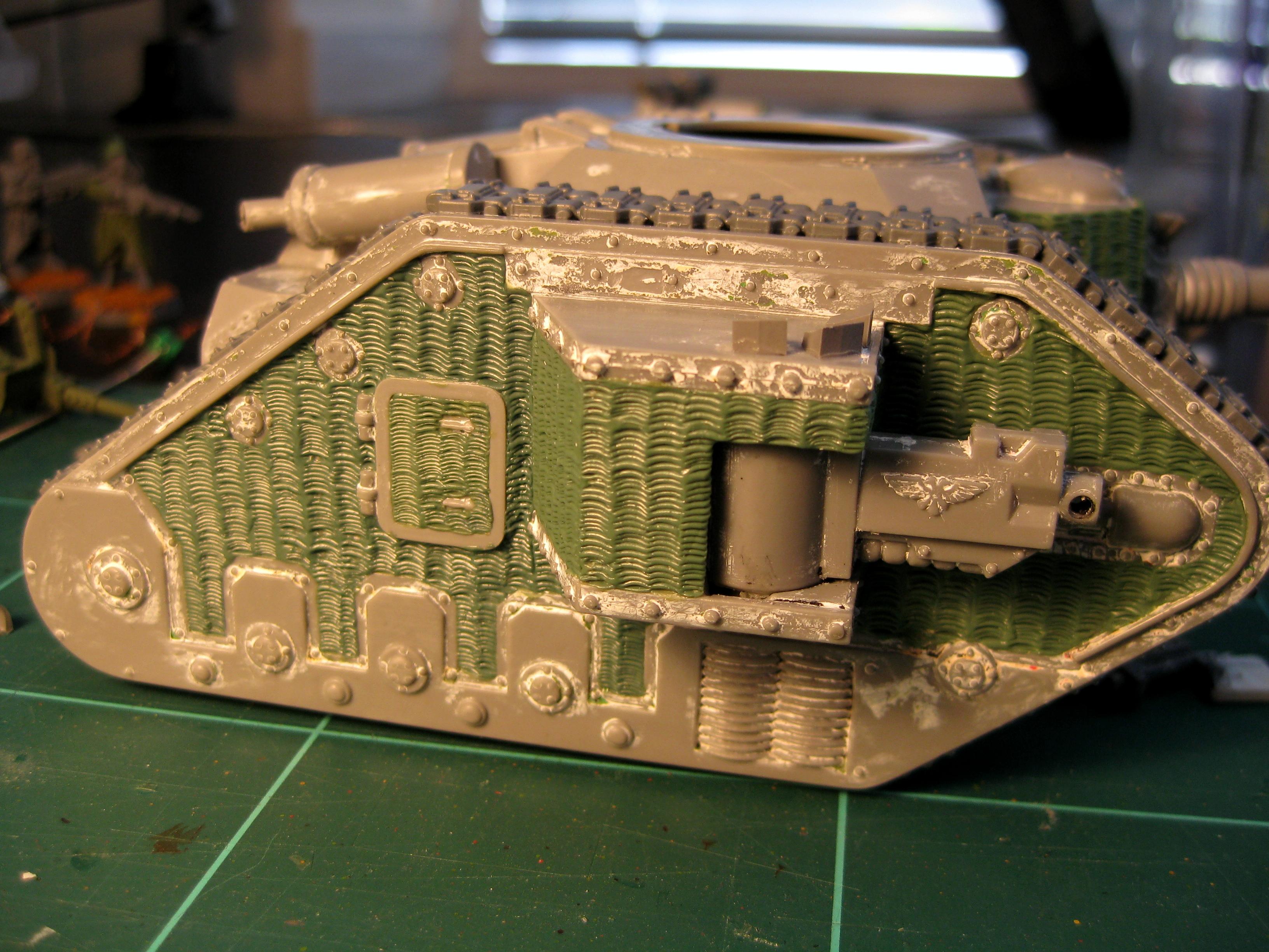 Death Korps of Krieg, Imperial Guard, Tank, Work In Progress, Zimmerit