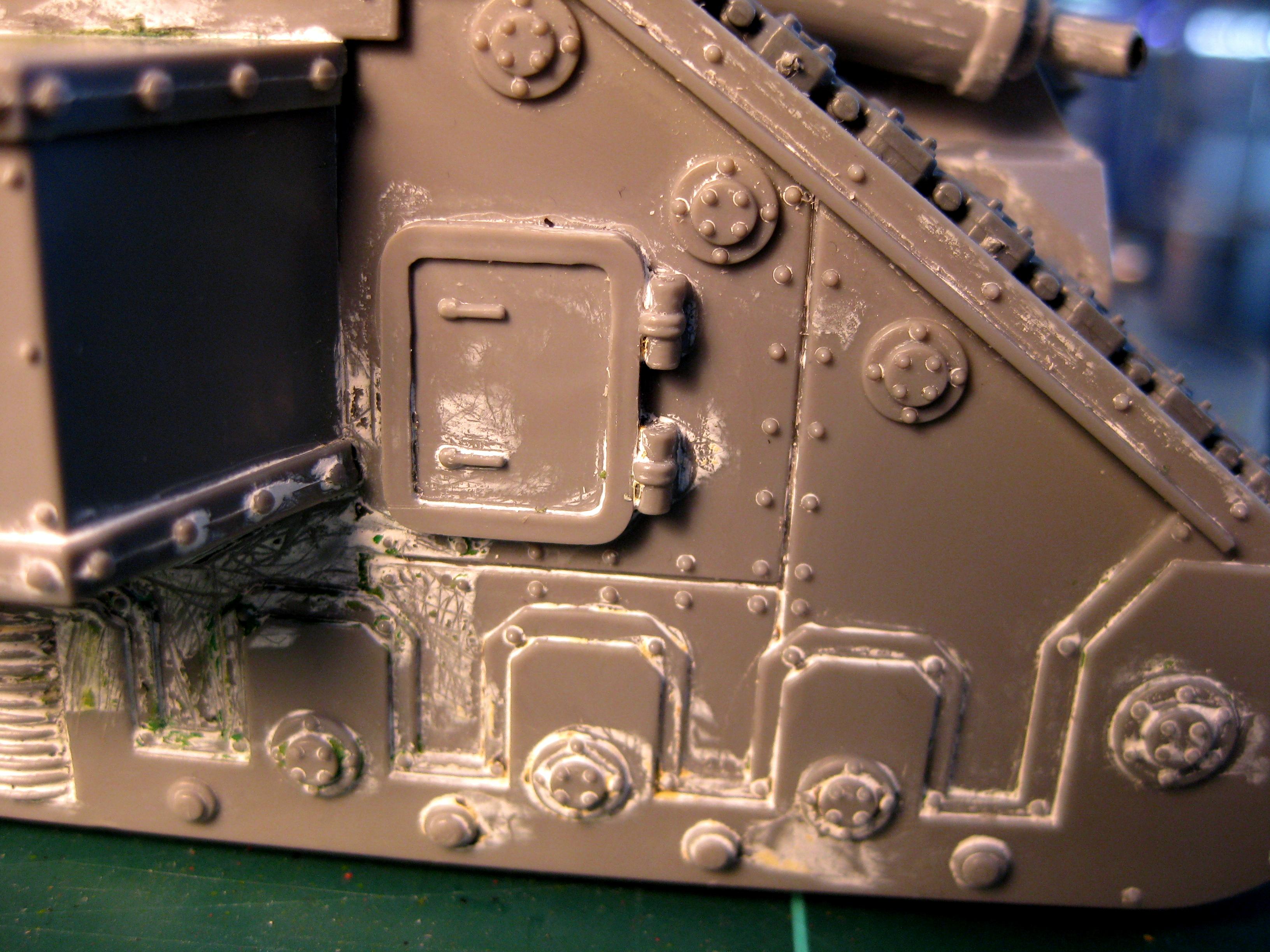 Death Korps of Krieg, Imperial Guard, Tank, Work In Progress, Zimmerit