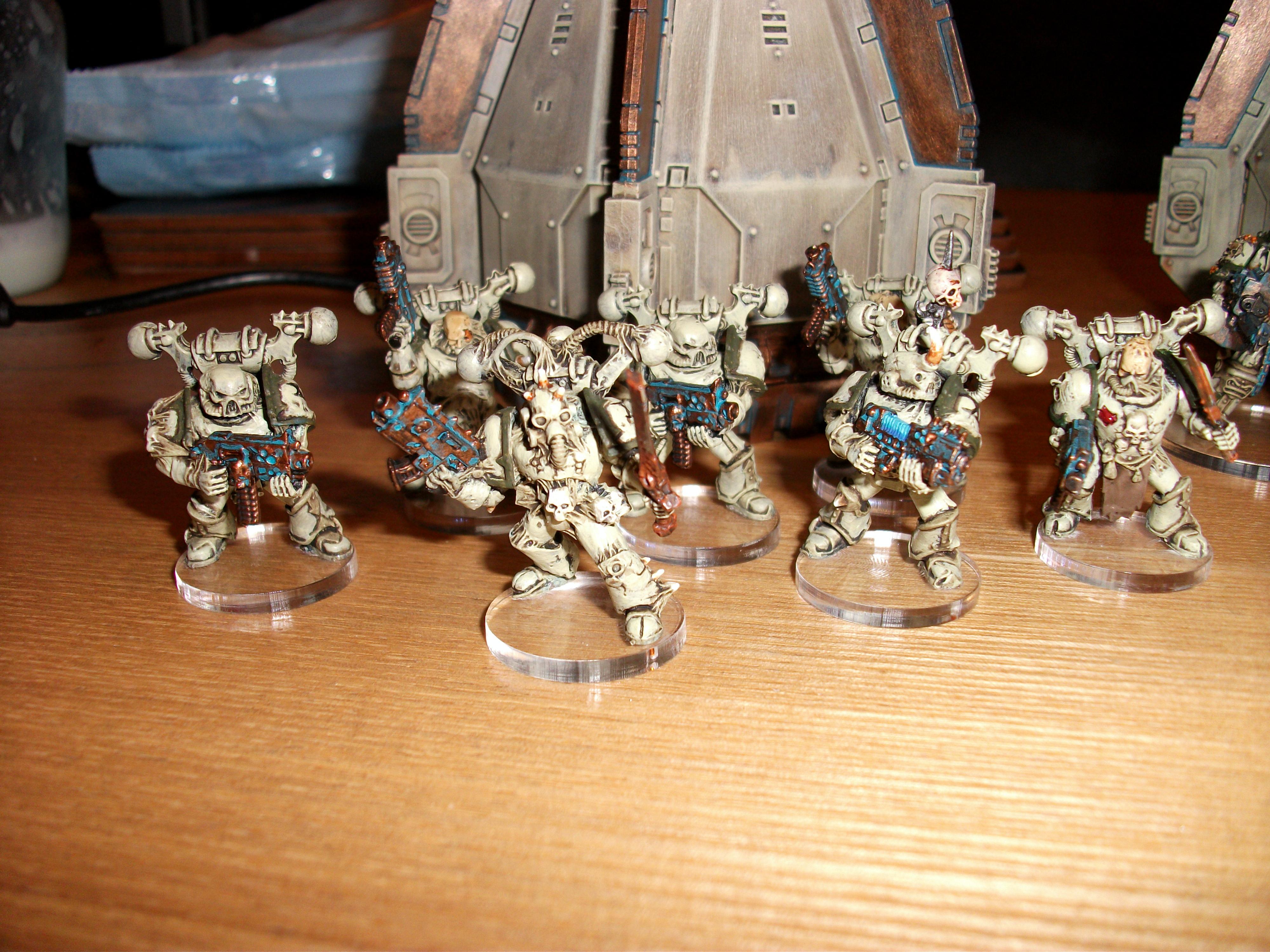 Chaos Space Marines, Death Guard, Drop Pod, Nurgle, Plague Marines, Terminator Armor, Typhus