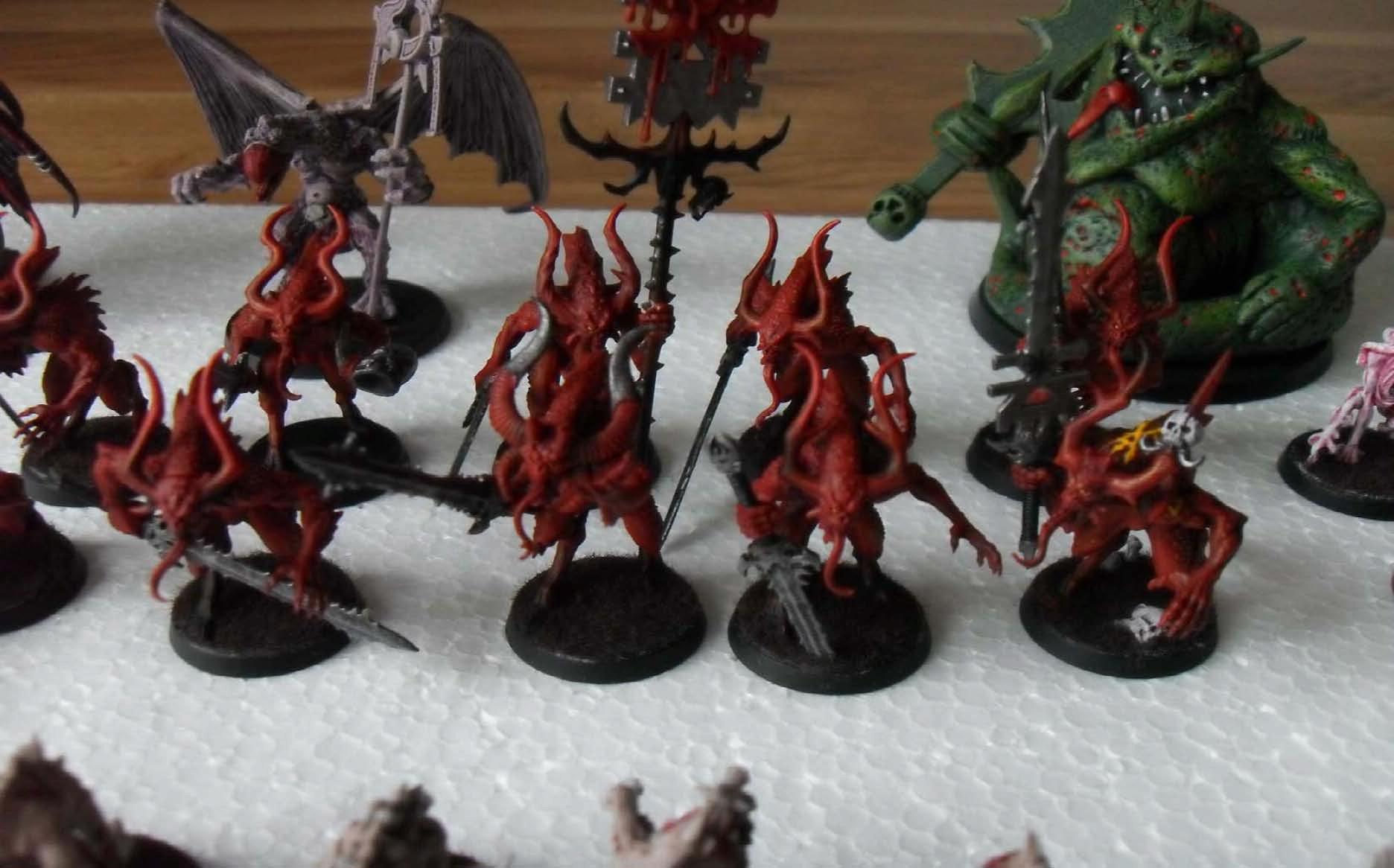 You can just make out my Hand built Great unclean one, (my first try :})