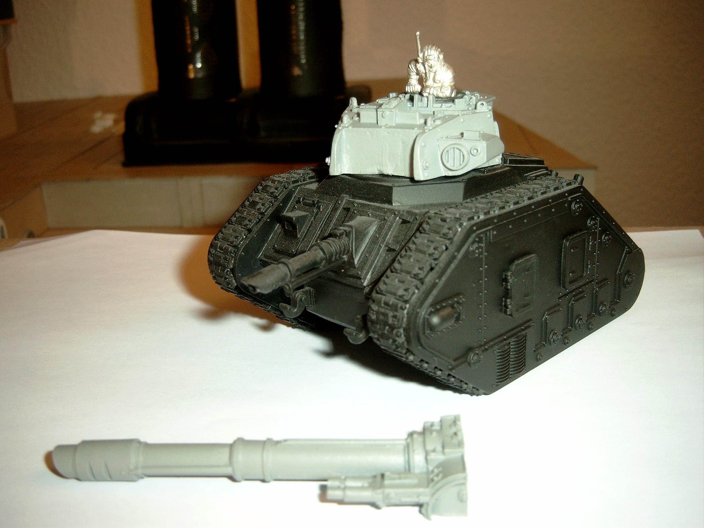 Cadians, Imperial, Imperial Guard, Leman Russ, Vanquisher, Work In Progress