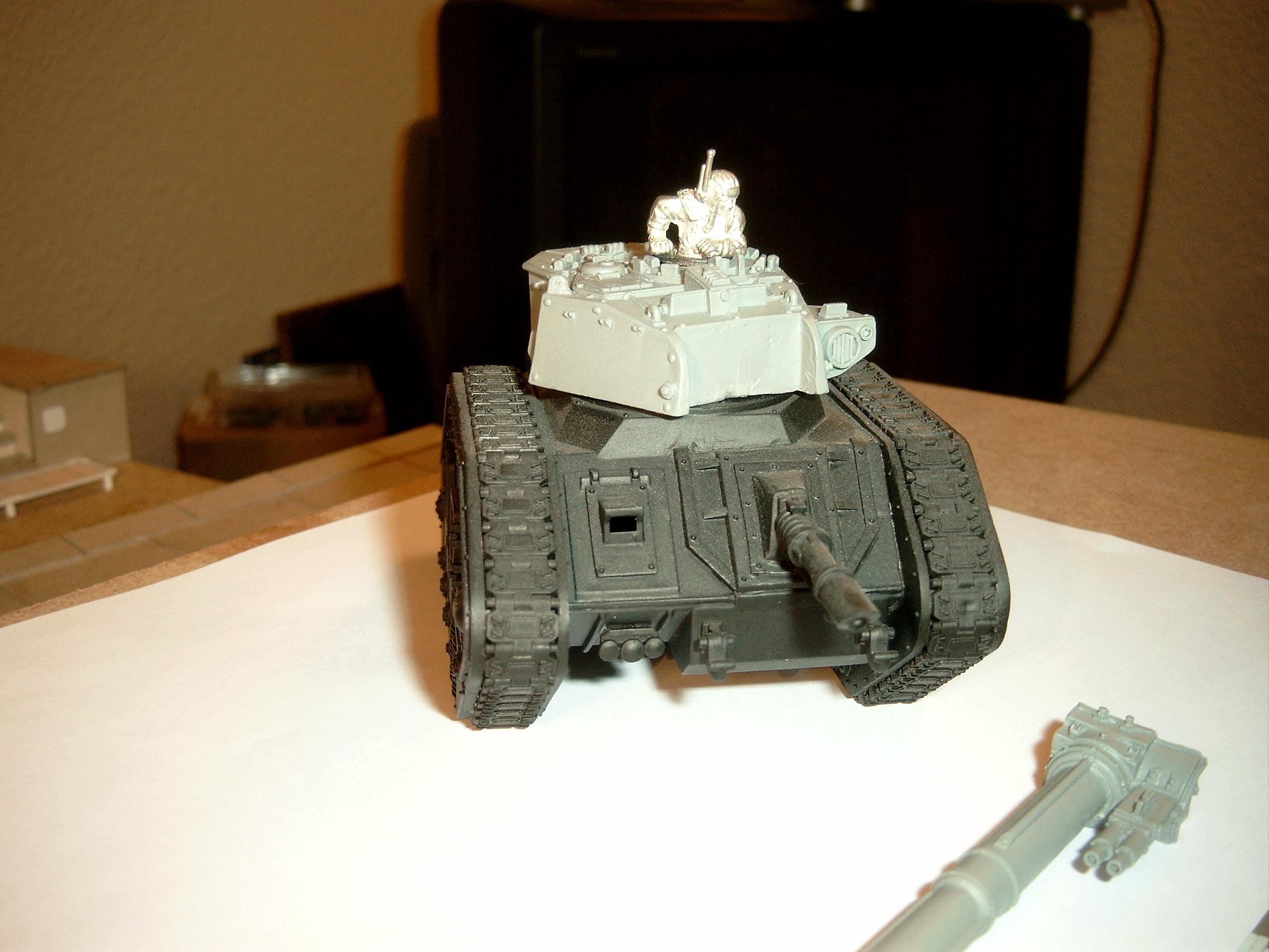 Cadians, Imperial, Imperial Guard, Leman Russ, Vanquisher, Work In Progress