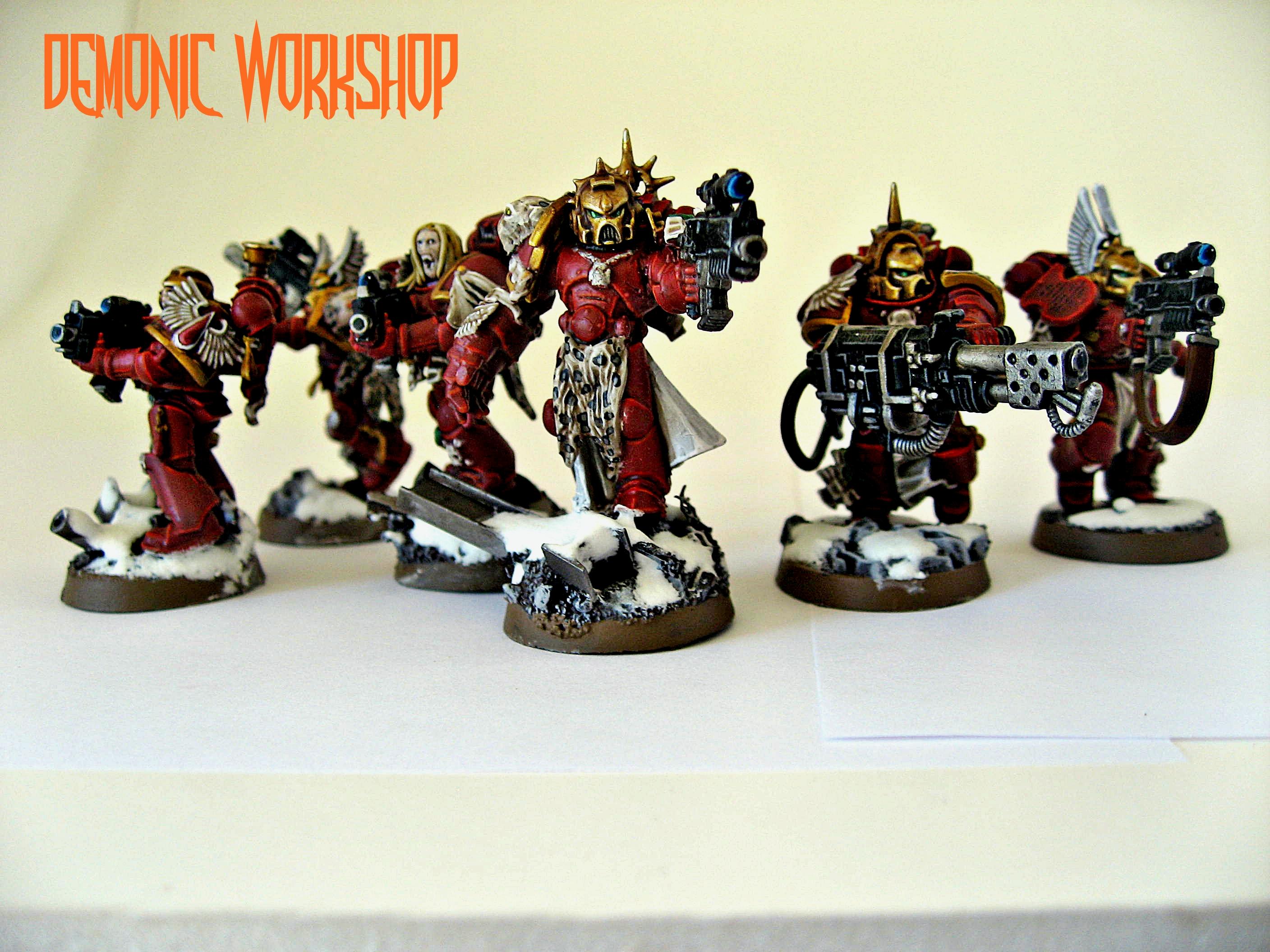 Blood Angels, Games Workshop, Heavy Flamer, Space Marines, Sternguard, Warhammer 40,000