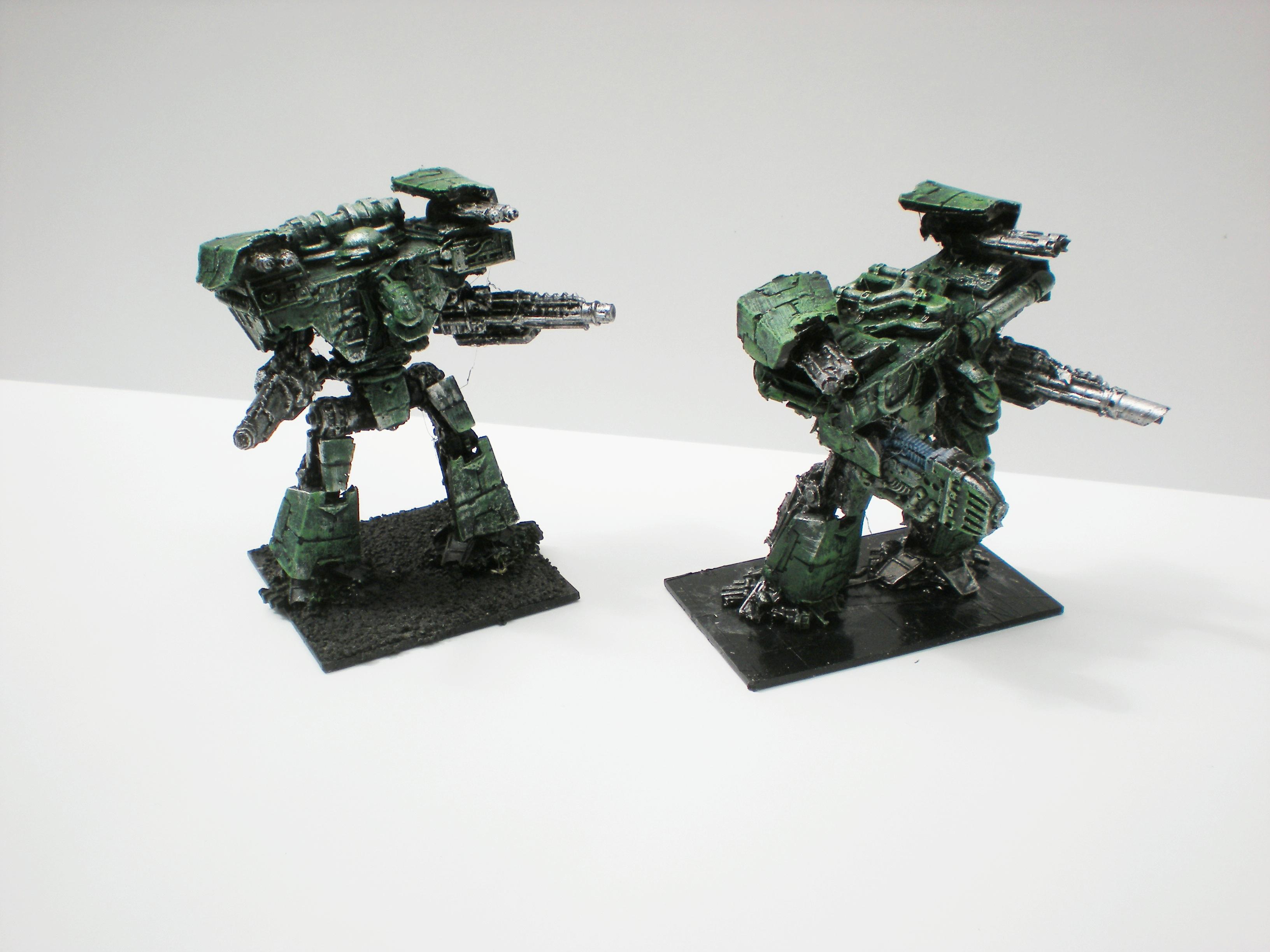 Epic Imperial Space Marine Warlord Titans Scratch Built