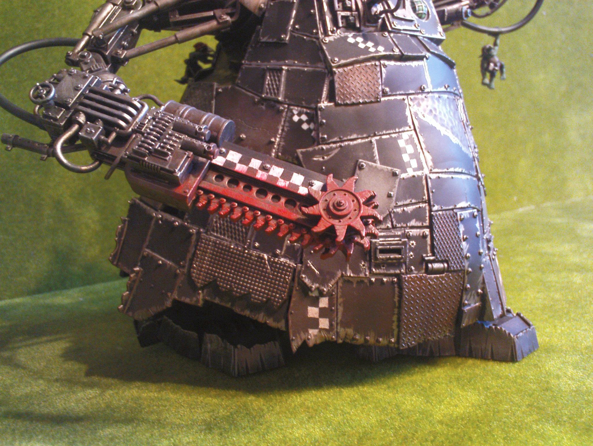 Chainsaw, Orks, Stompa, Warhammer 40,000