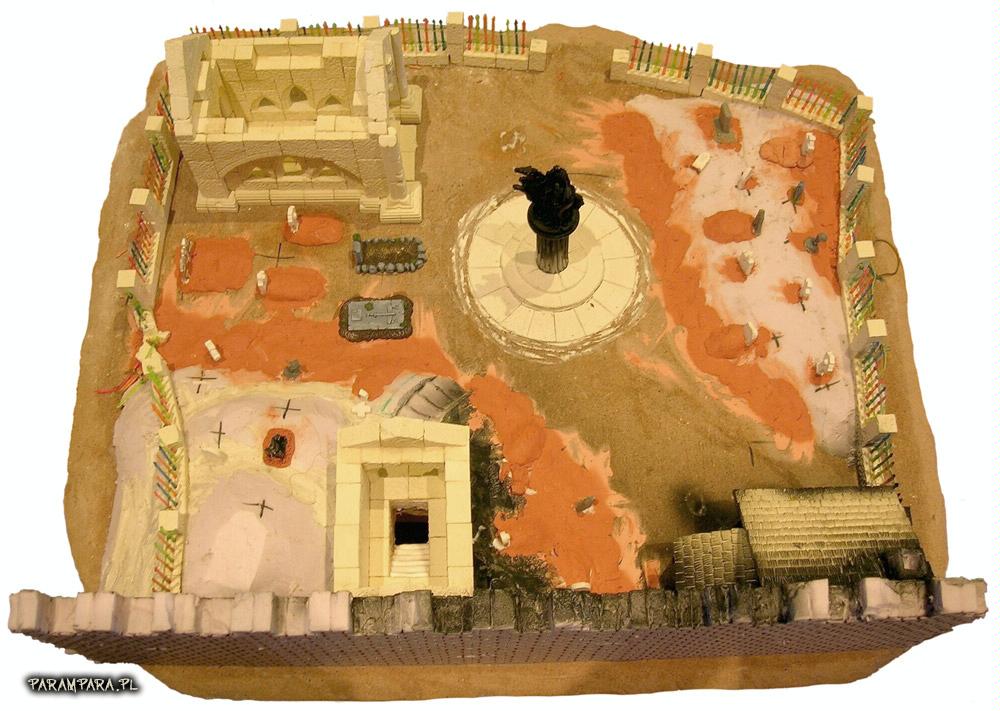Buildings, Cemetery, City, Creepy, Crypt, Fear, Grave, Graves, Graveyard, Memorial, Monument, Mordheim, Ruin, Ruined, Ruins, Scene, Scratch Build, Stone, Terrain, Town, Tutorial, Unpainted, Village, Wall, Warhammer Fantasy