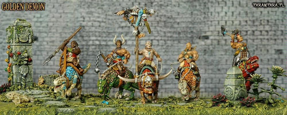 Chapel, Cold One, Cold Ones, Conversion, Effigy, Flower, Golden Demon, Hunter, Jungle, Lizard, Lizardmen, Lustria, Marauders, Riders, Rose, Roses, Scene, Sculpture, Standard, Standard Bearer, Statue, Warhammer Fantasy, Warriors