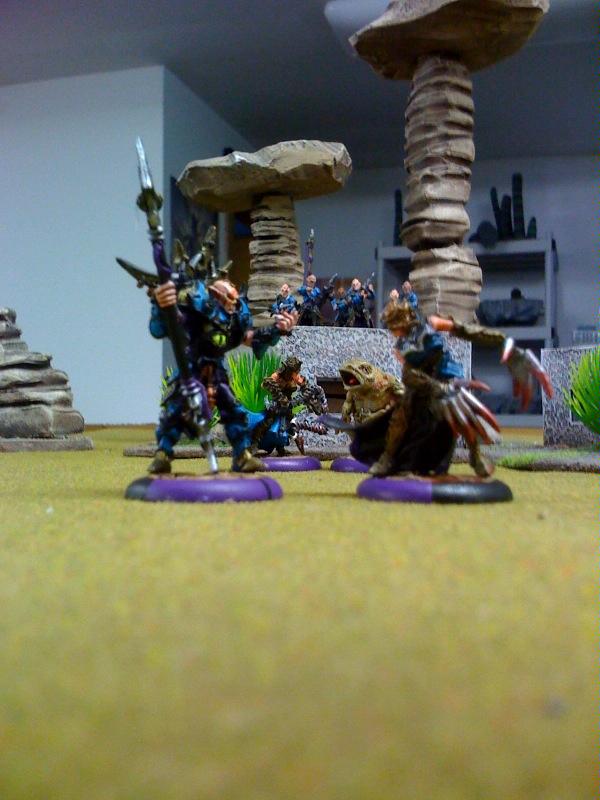Morghoul and Herexis square off, behind the Agonizer and Master tormentor ro shambo for the 2 pt slot
