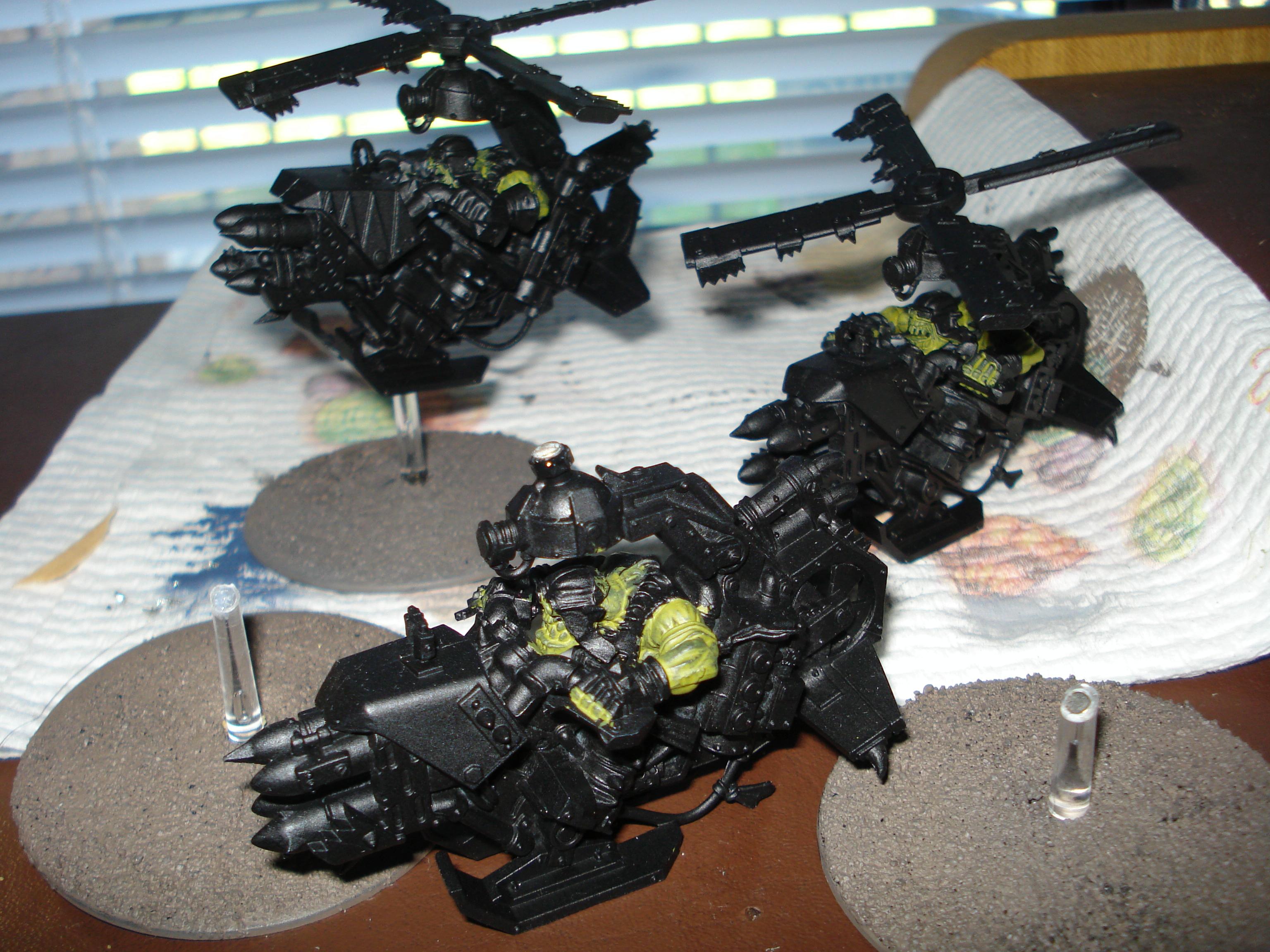 the last of the assault on black reach that i had to paint - just trying to magnetise them first for travel