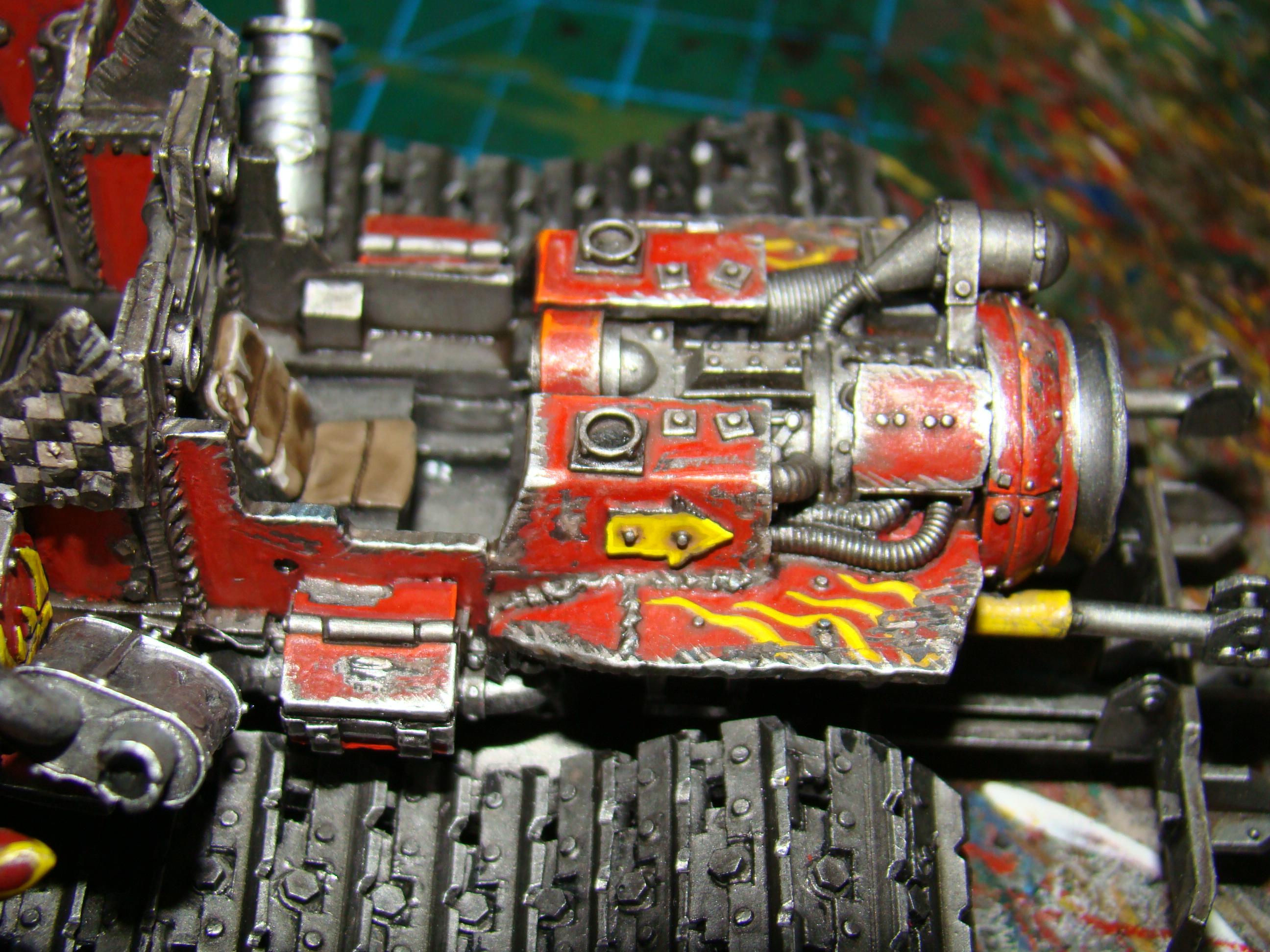 Orks, Red Paint Job, Trukk