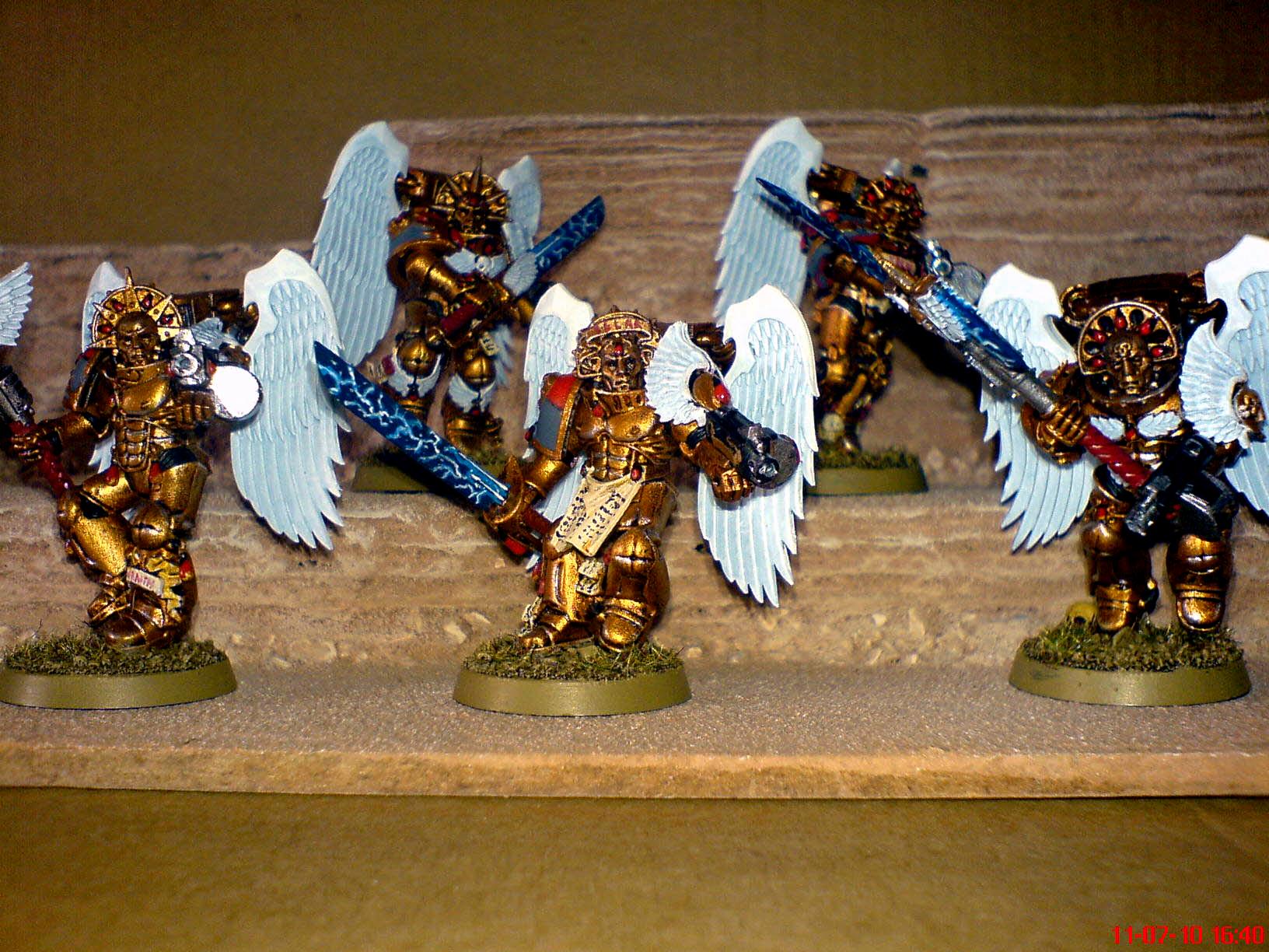 Artificer Armour, Assault, Blood Angels, Jump Pack, Sanguinary Guard, Space Marines