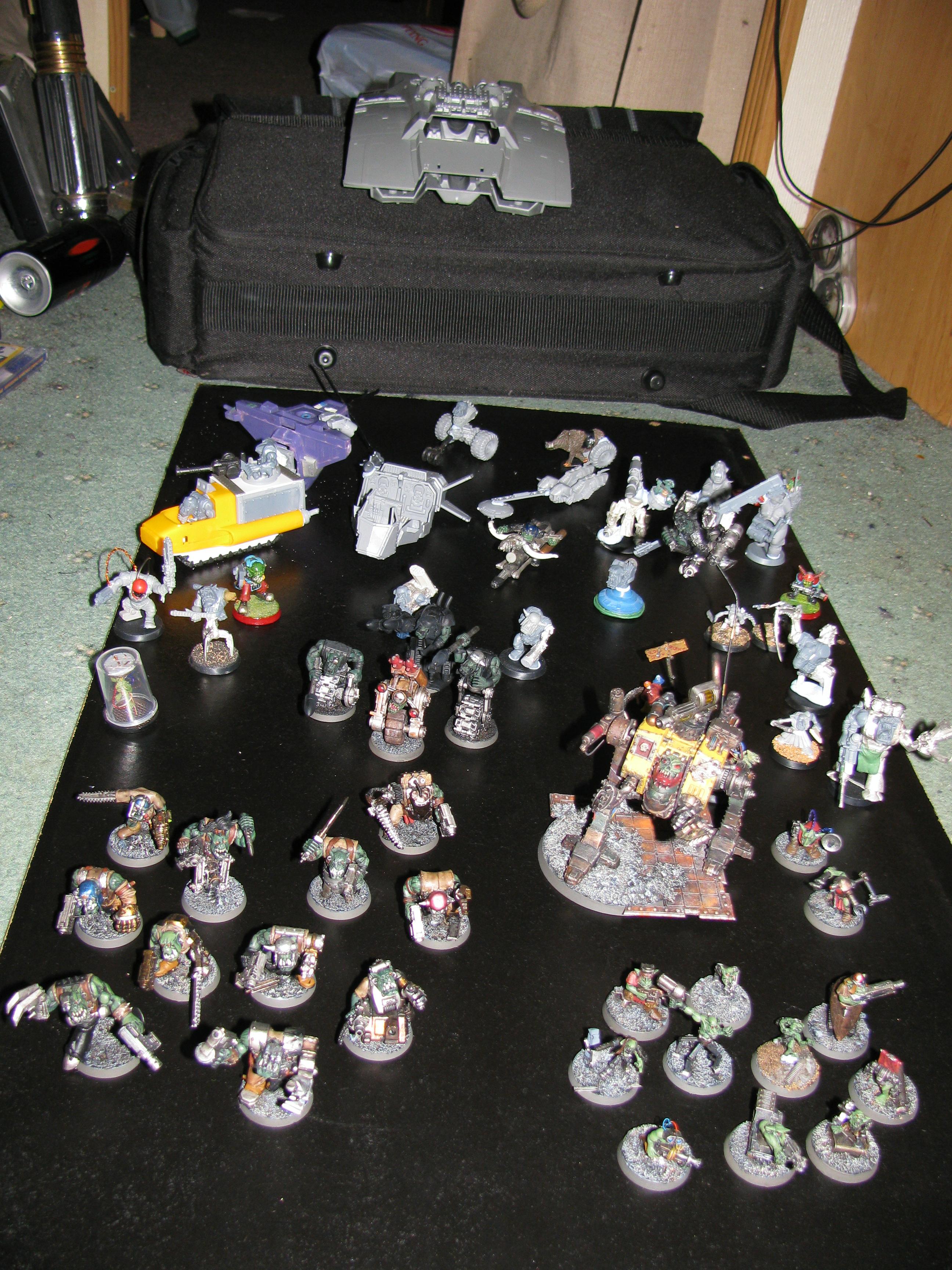 Bionik, Conversion, Cybork, Cyborks, Gorkamekka, Mekanik, Mekboy, Orks, Warhammer 40,000, Work In Progress