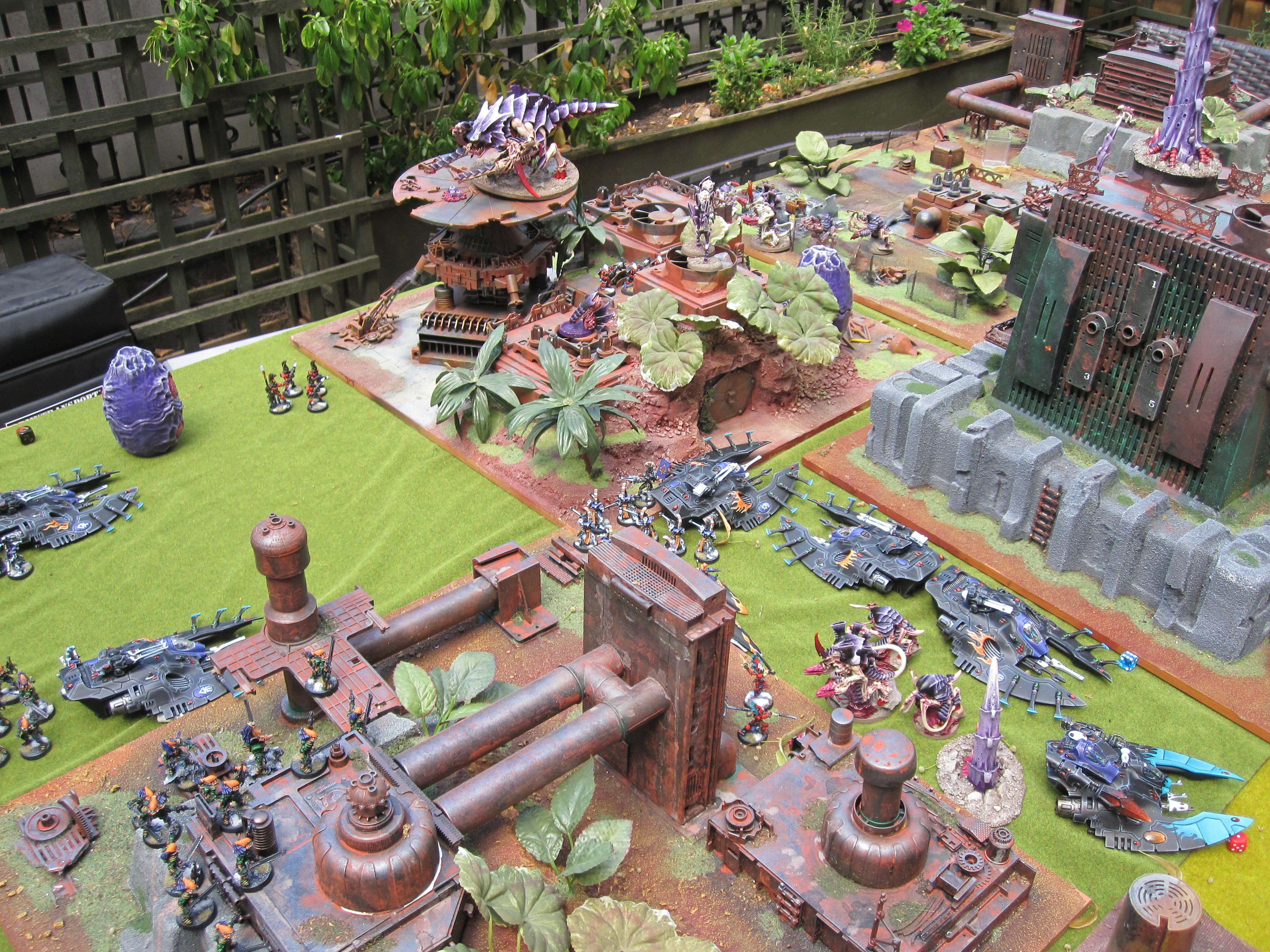 Battle Report, Eldar, Terrain, Tyranids
