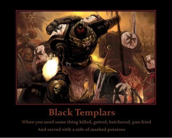 Black Templars, Humor