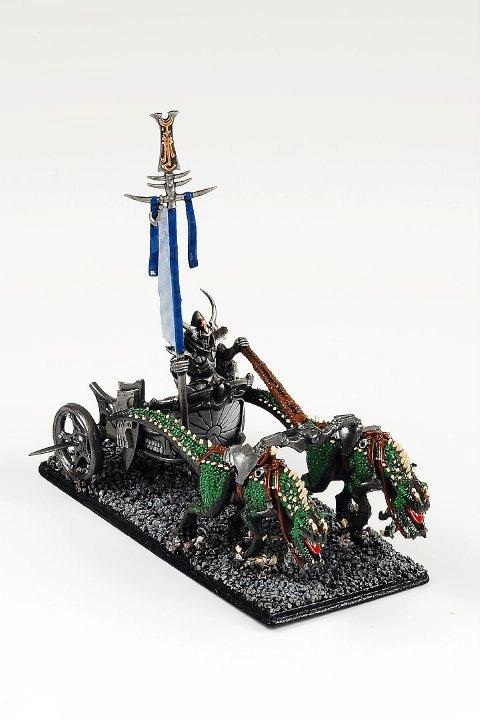 Cold One Chariot, Conversion, Dark Elves, Warhammer Fantasy