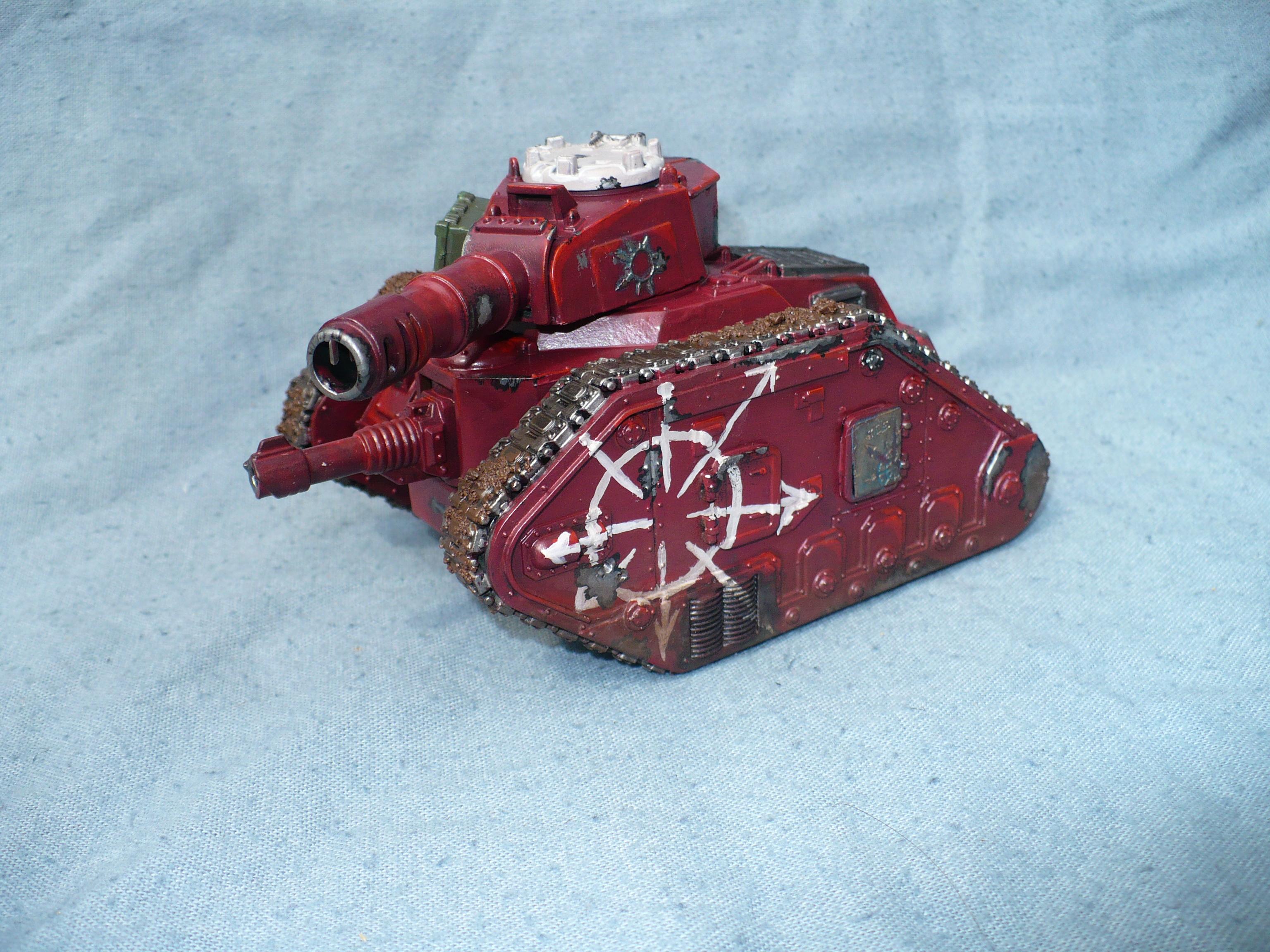 Chaos, Leman Russ, Painted, Renegade, Tank, Traitor Guard