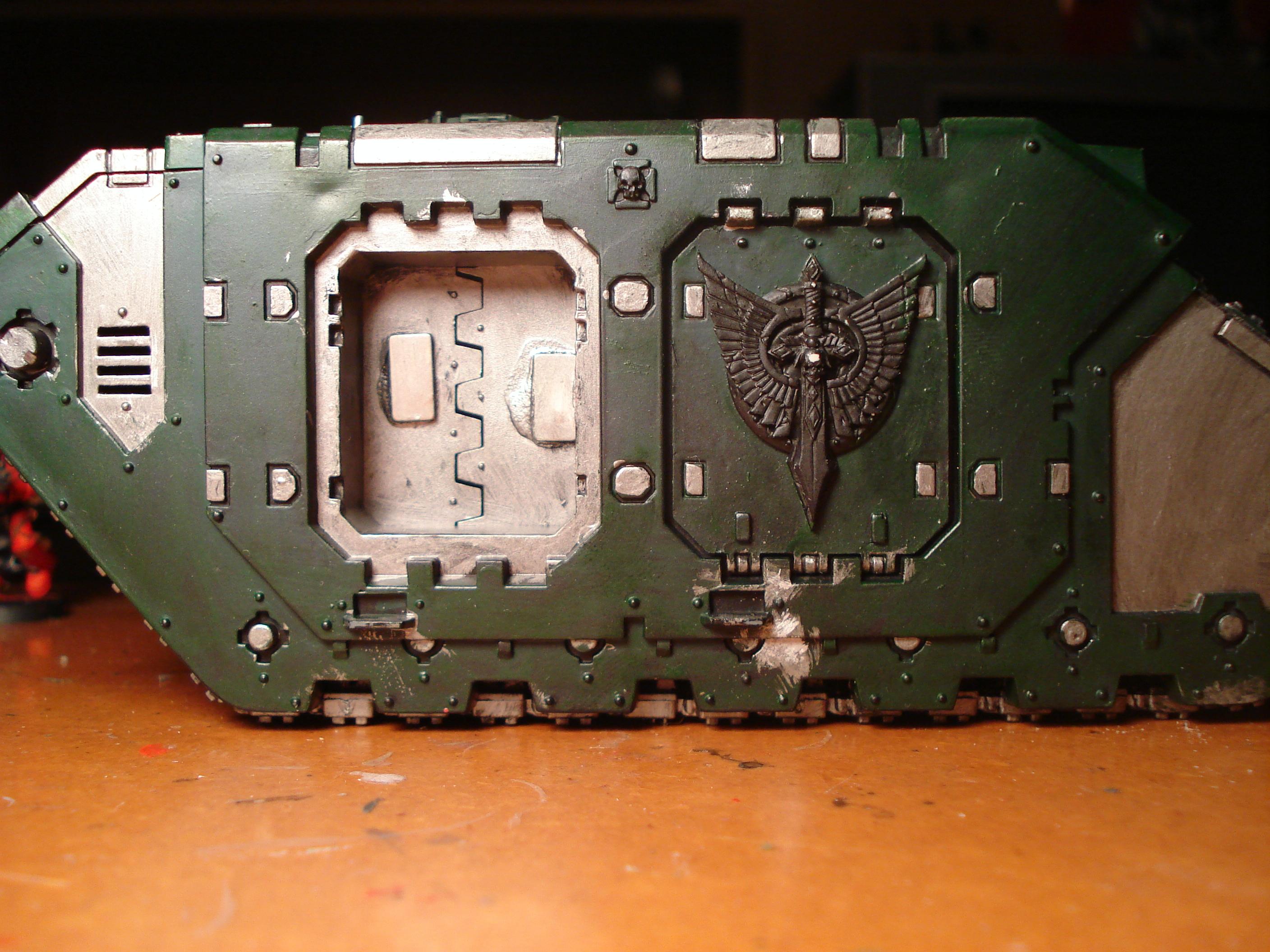 Dark Angels, Land Raider, Space Marines, Warhammer 40,000, Work In Progress