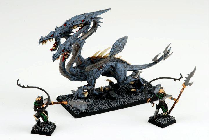 Dark Elves, Hydra, Monstrous Creature, Warhammer Fantasy, Wfb