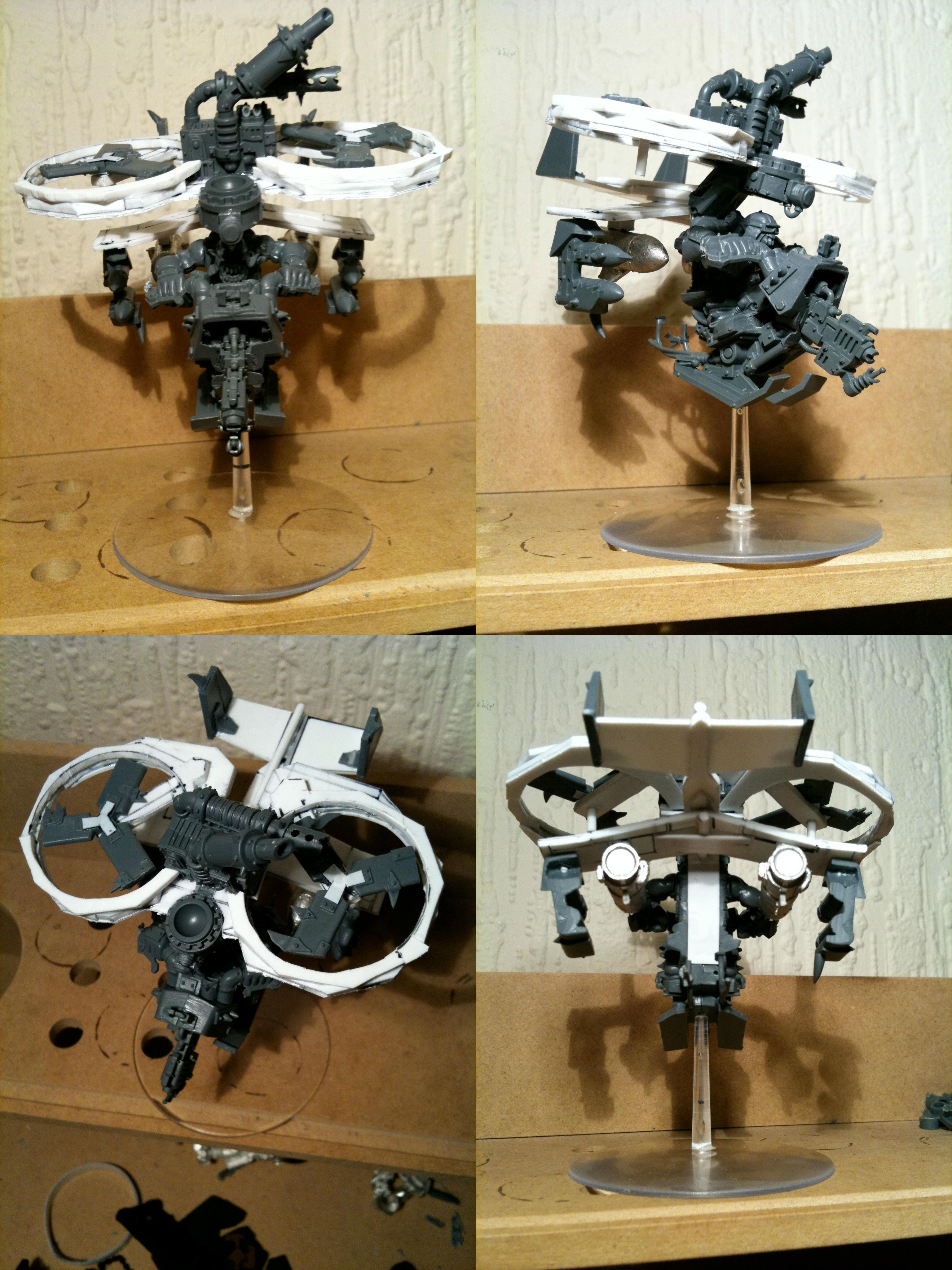Da Dark Angelz, Deffkopta, Orks, Work In Progress