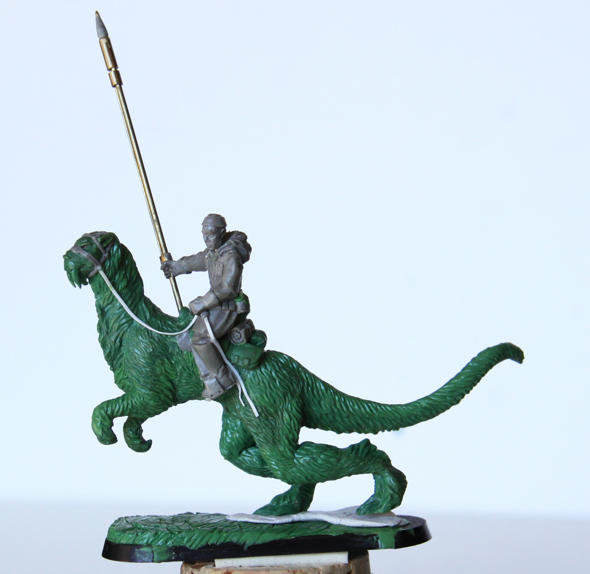 Green, Ice Rider, Rough Riders, Sculpting