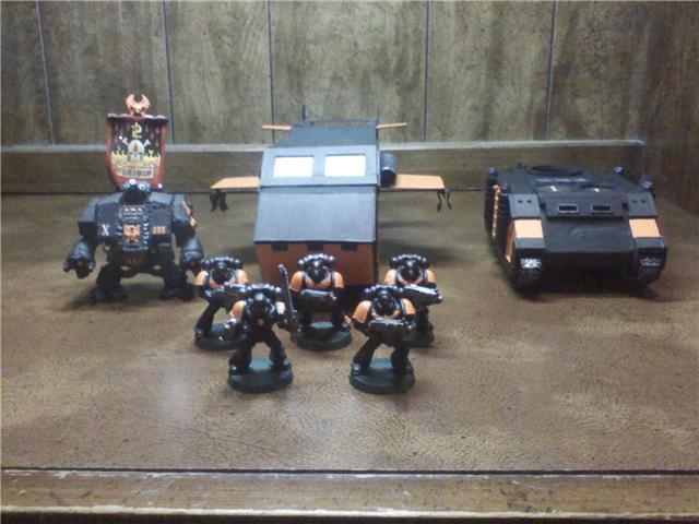 Dreadnought Scale, Space Marines, Stormraven, Warhammer 40,000, Work In Progress