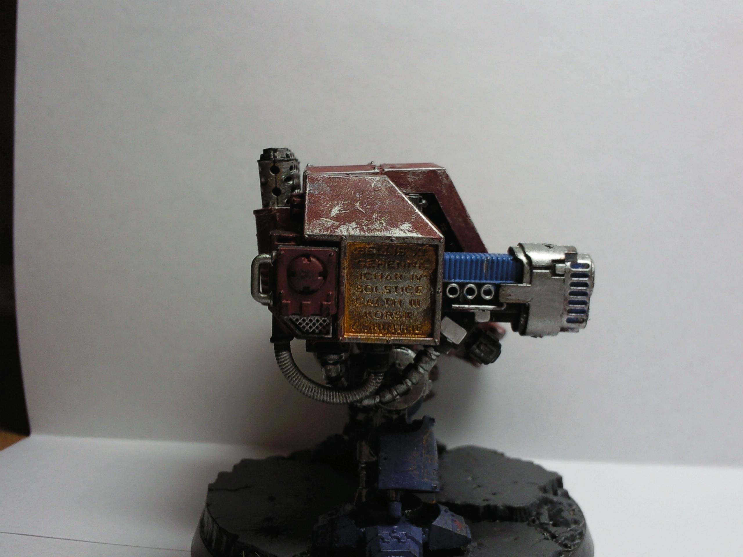 Dreadnought, Plasma Cannon, Space Marines, Weathered
