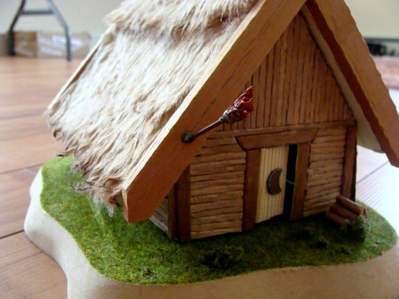 Making a viking house model Making a viking house model