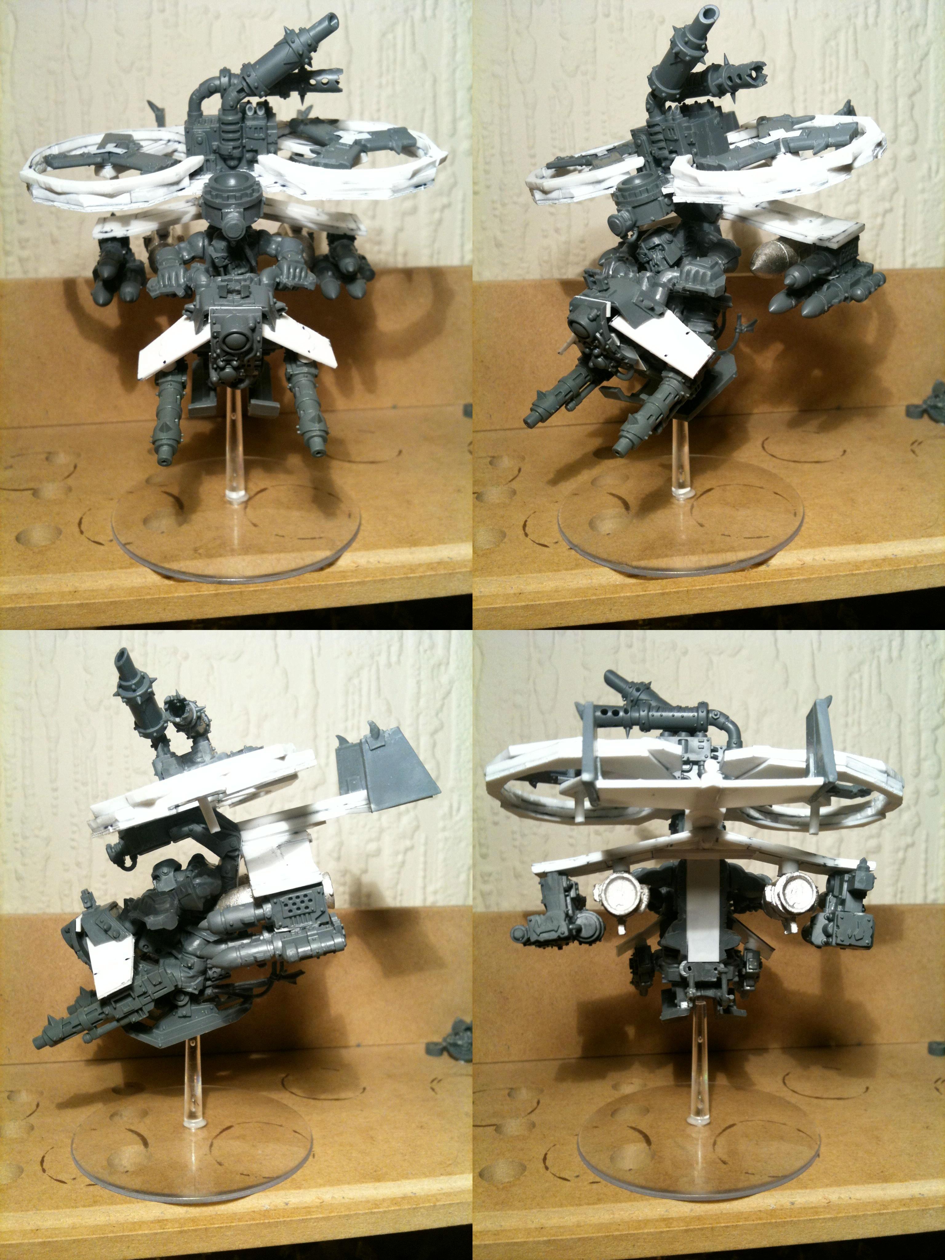 Da Dark Angelz, Deffkopta, Orks, Work In Progress