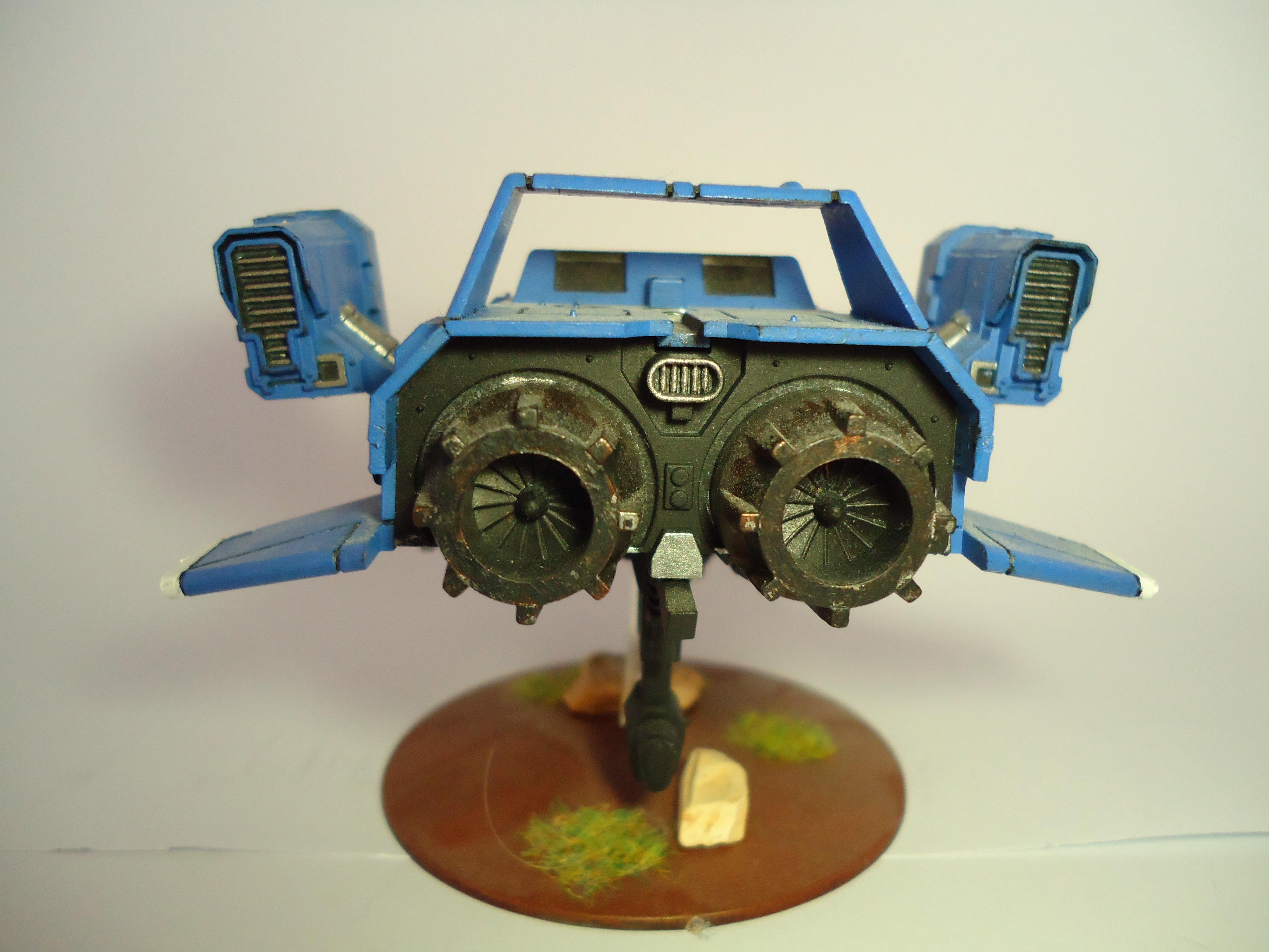 Army, Blue, Land, Land Speeder, Space Marines, Speeder, Ultramarines, Warhammer 40,000