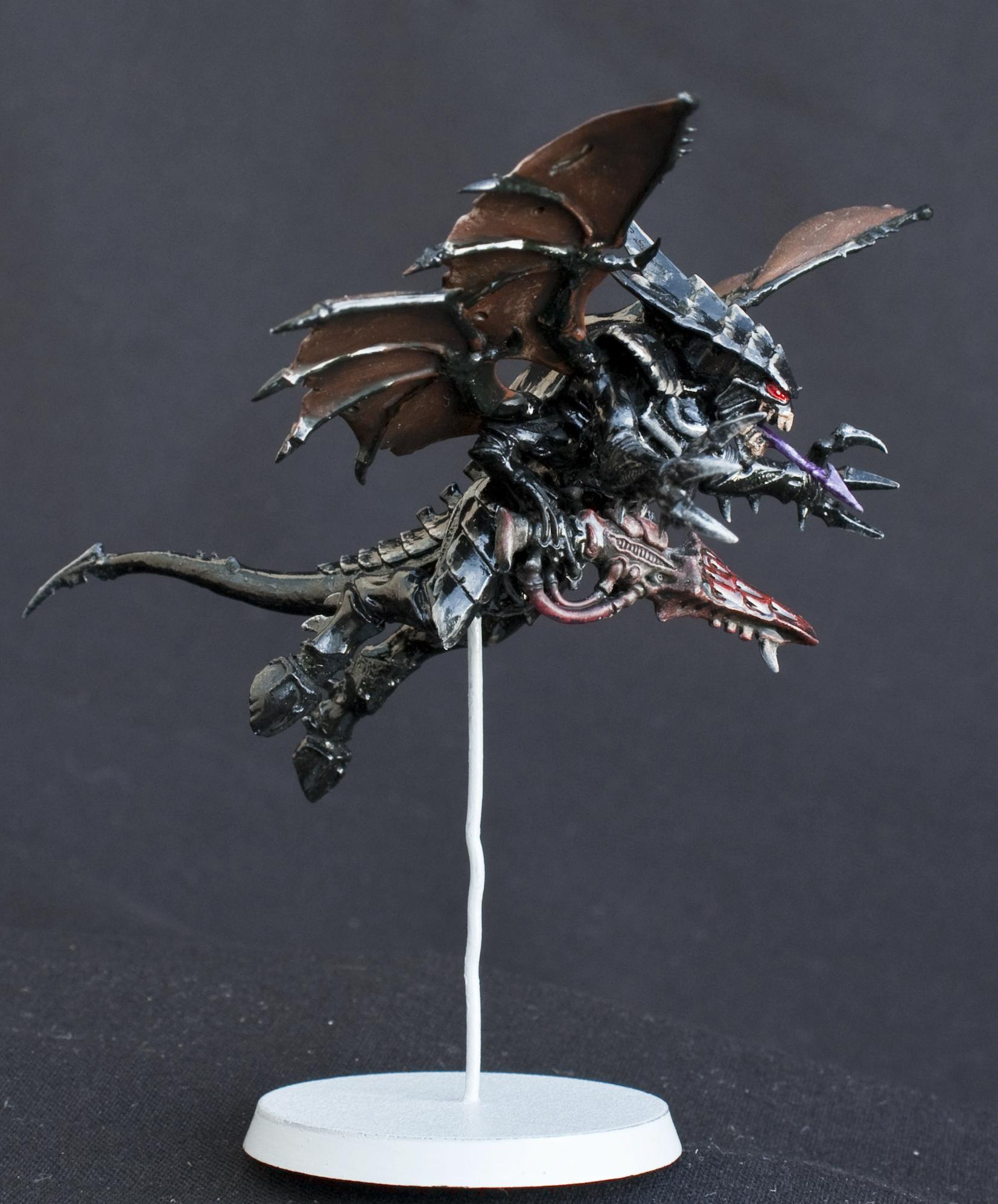 Black, Conversion, Flying, Glossy, Shrike, Shrikes, Tyranids, Warhammer 40,000, Winged
