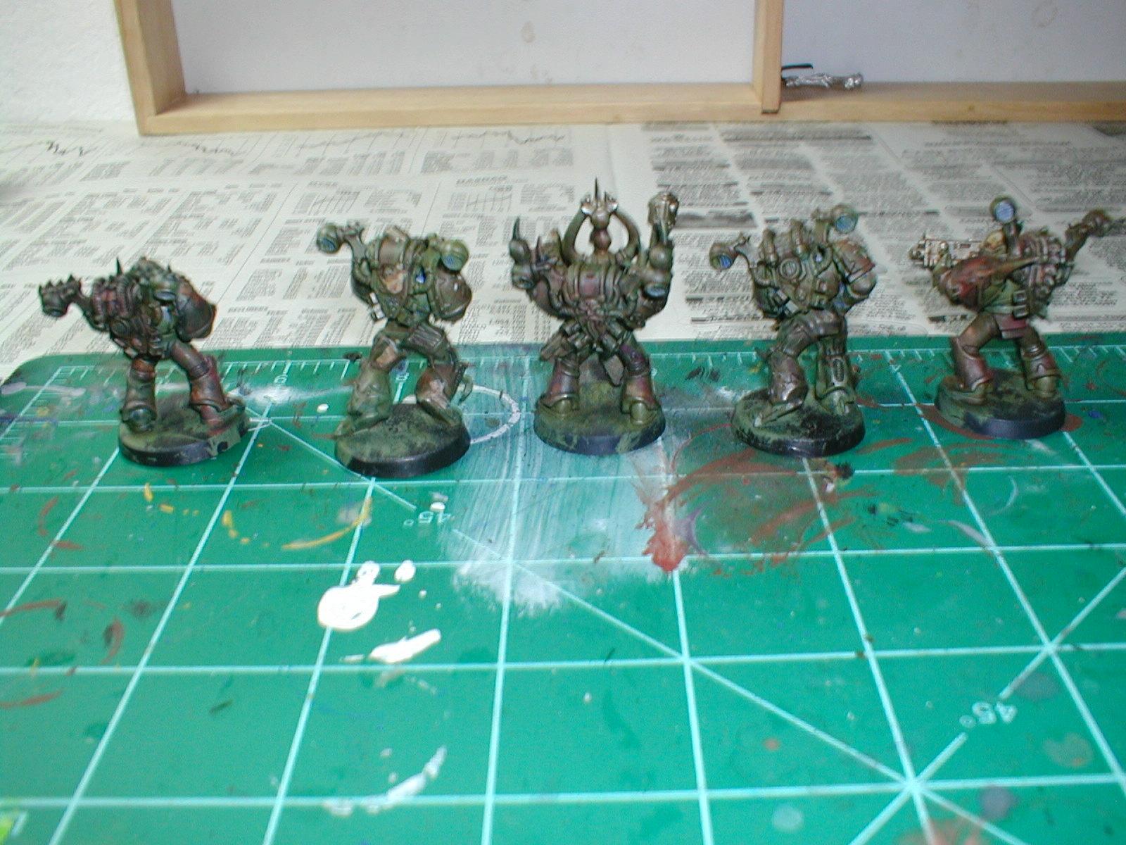 Chaos Space Marines, Death Guard, Nurgle, Plague Marines, Wahammer 40k